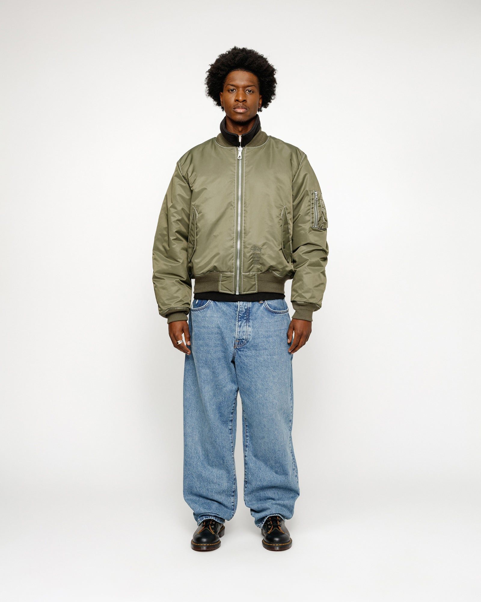 BUILT REVERSIBLE BOMBER JACKET sold by Stussy product image thumbnail 5