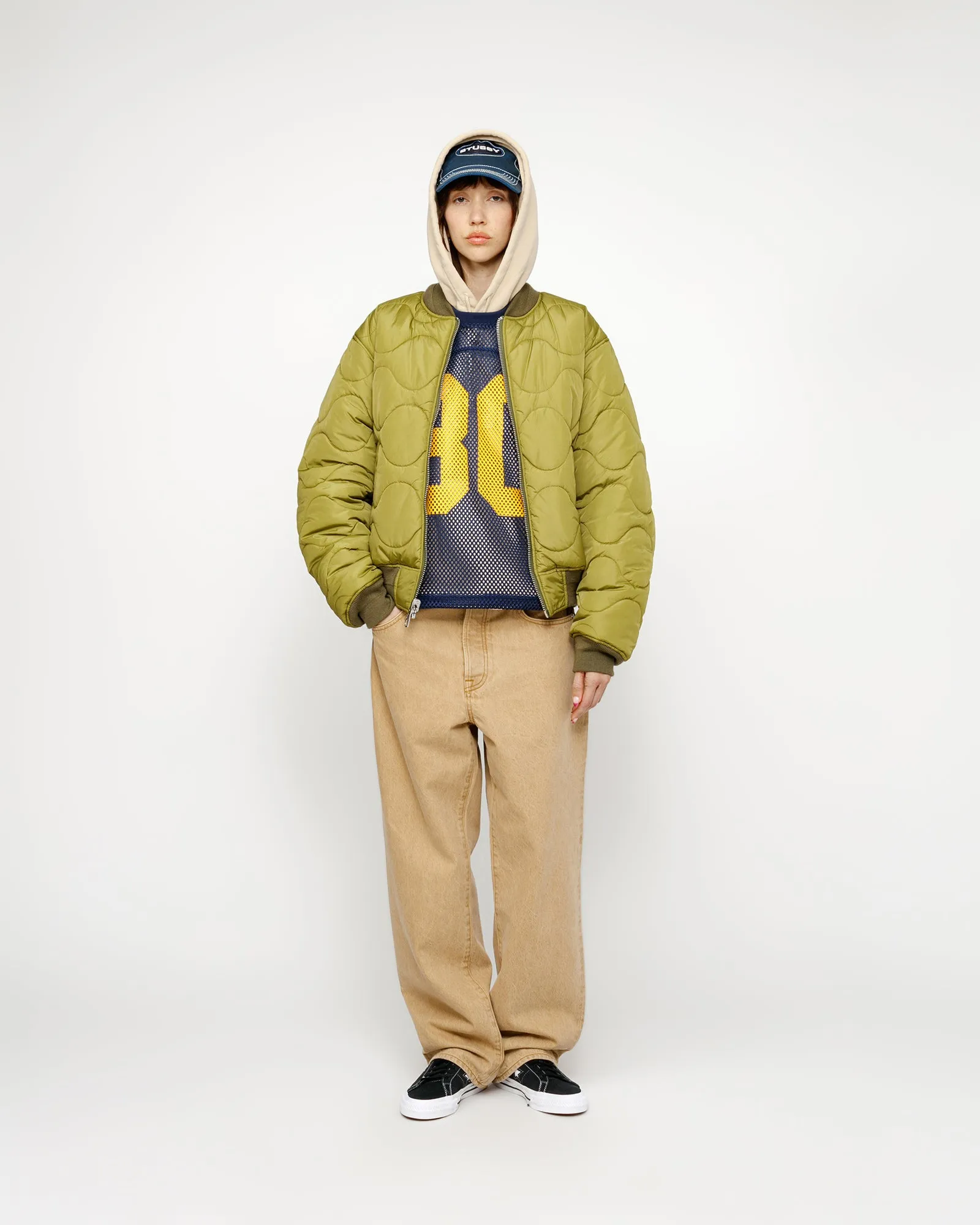BUILT REVERSIBLE BOMBER JACKET sold by Stussy product image thumbnail 4