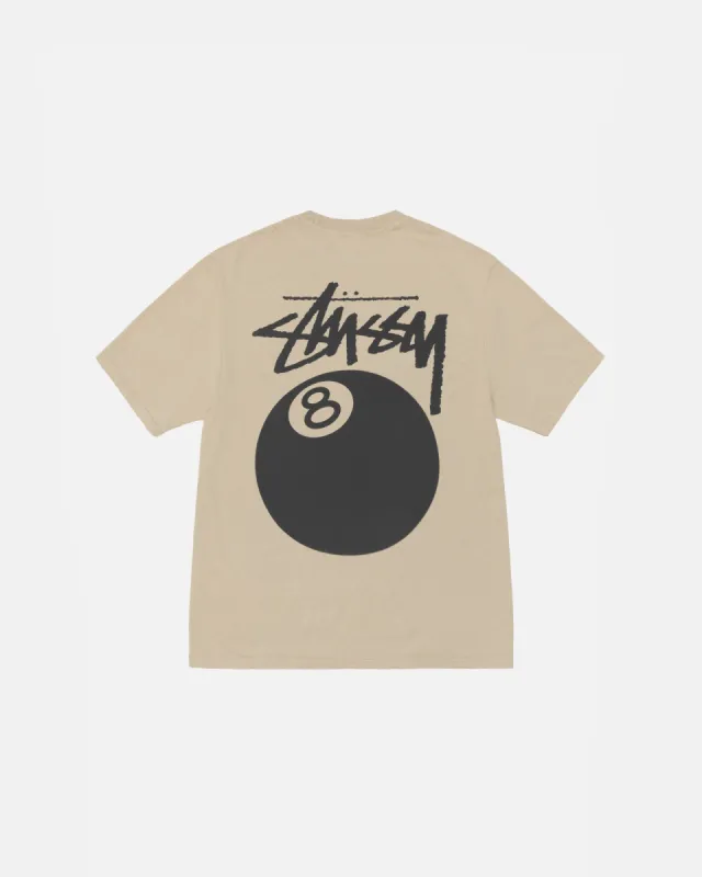 8 BALL TEE PIGMENT DYED sold by Stussy