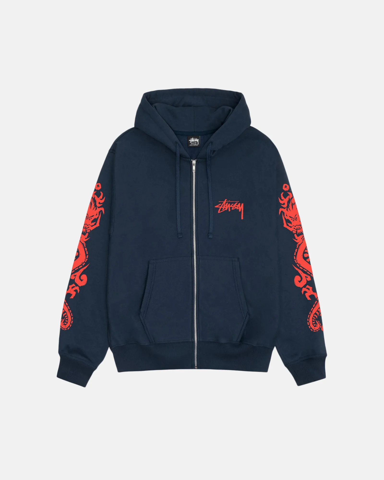DRAGONS ZIP HOODIE sold by Stussy