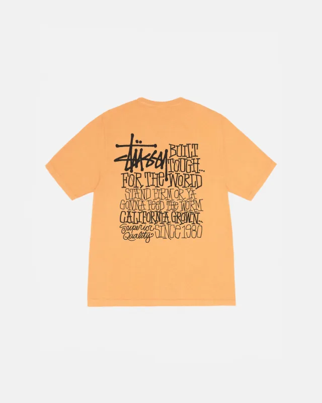 CALIFORNIA GROWN TEE PIGMENT DYED sold by Stussy