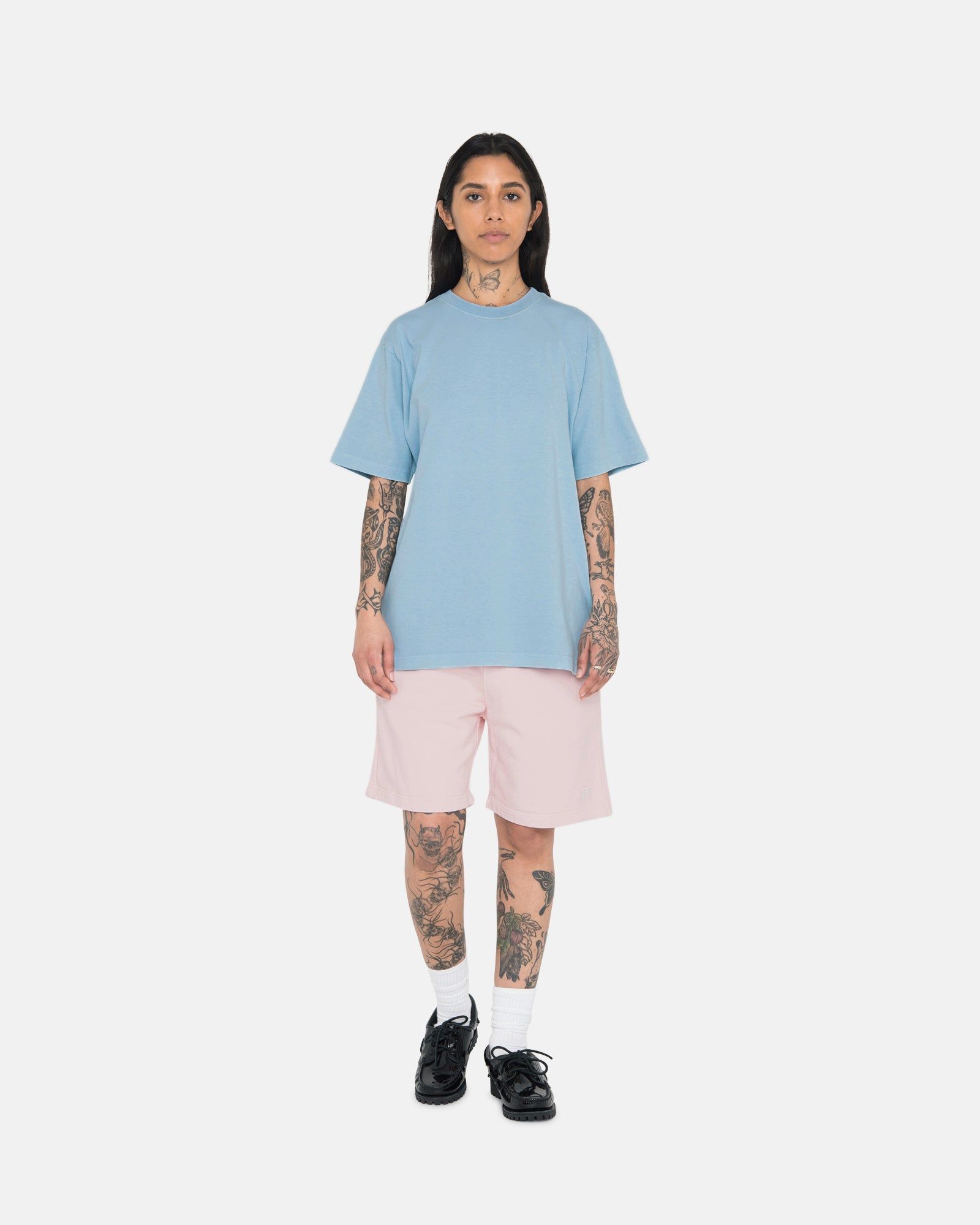 OVERDYED STOCK LOGO SWEATSHORT sold by Stussy product image thumbnail 8