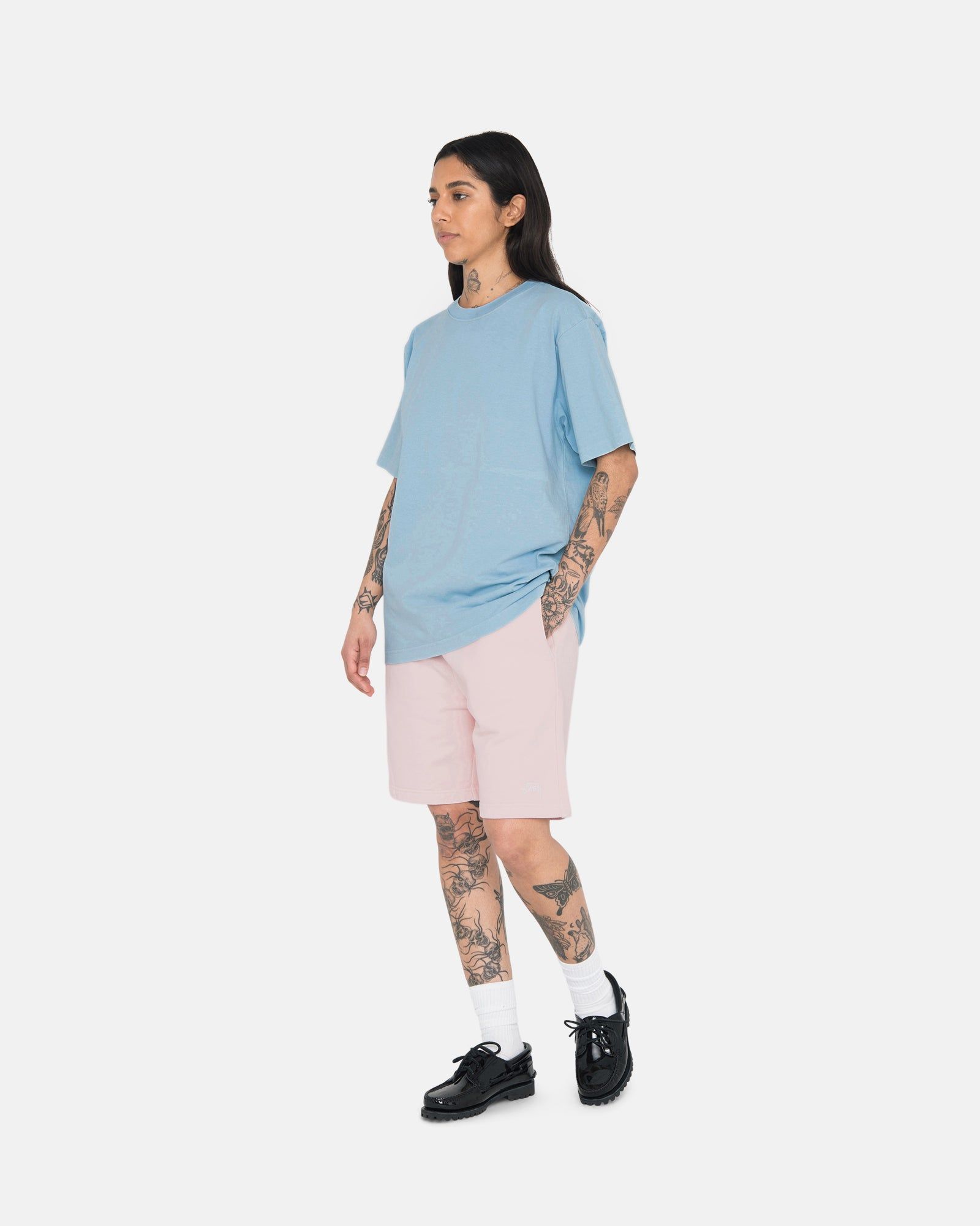 OVERDYED STOCK LOGO SWEATSHORT sold by Stussy product image thumbnail 9