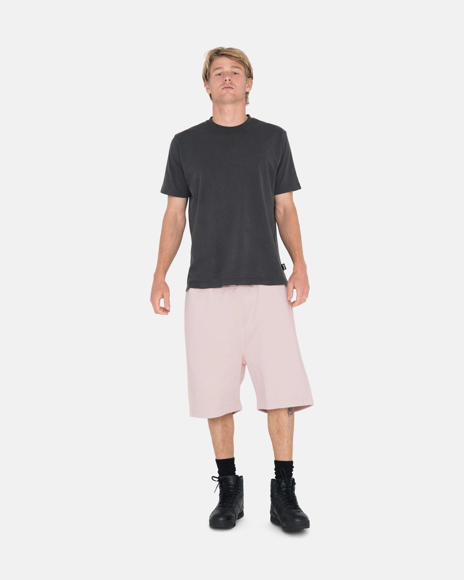 OVERDYED STOCK LOGO SWEATSHORT sold by Stussy product image thumbnail 5