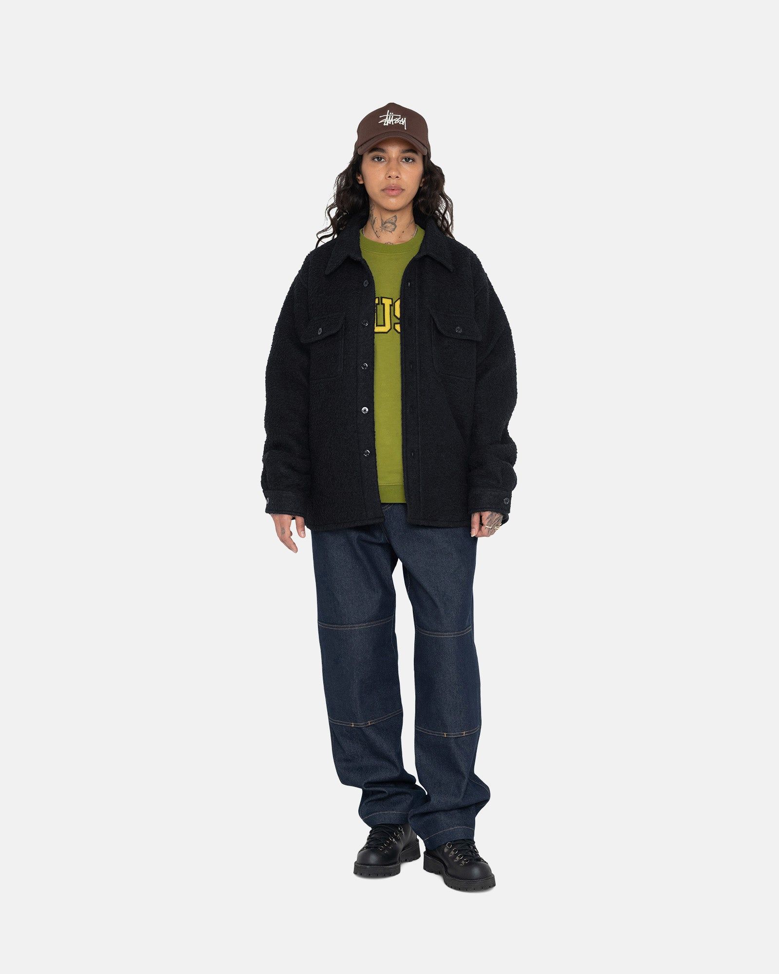 CASENTINO WOOL CPO SHIRT sold by Stussy product image thumbnail 8