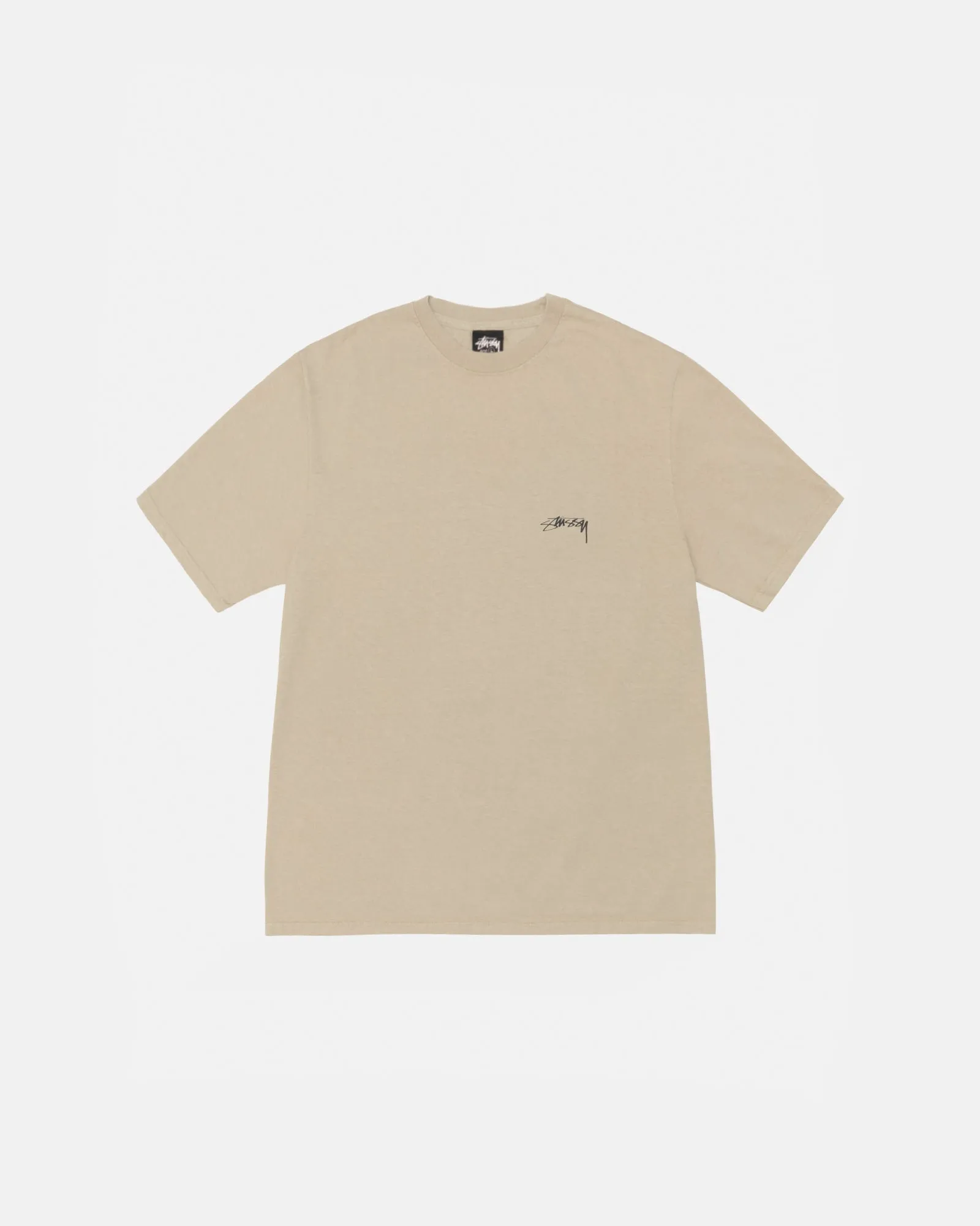 トップス SMOOTH STOCK TEE PIGMENT DYED NWOT Stussy Smooth Stock Pigment Dyed T-shirt Natural Size
