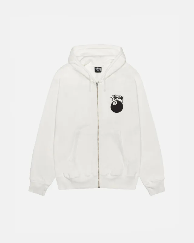 8 BALL ZIP HOODIE PIGMENT DYED sold by Stussy