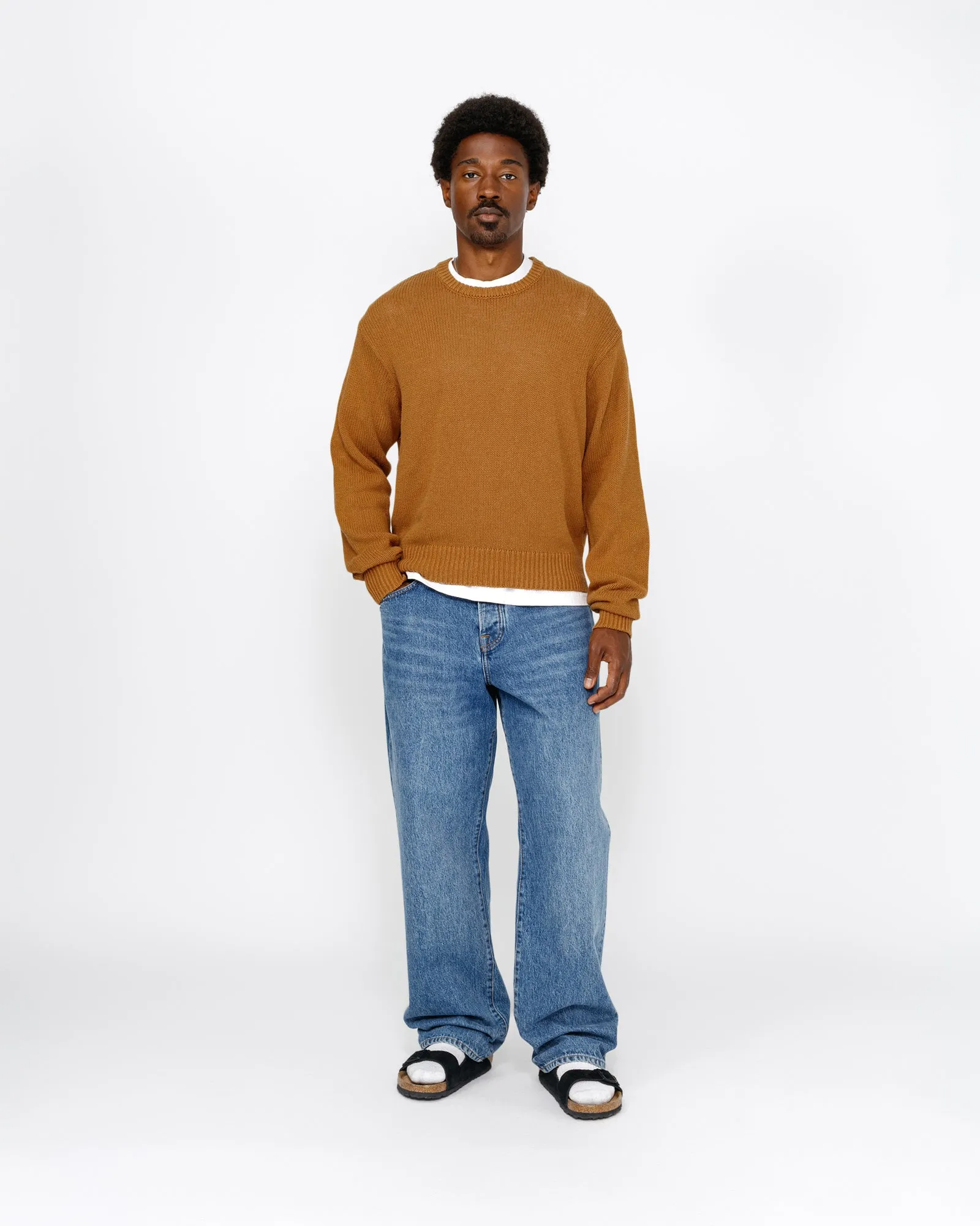 SURFMAN ICON COTTON LINEN CREW | Parallel