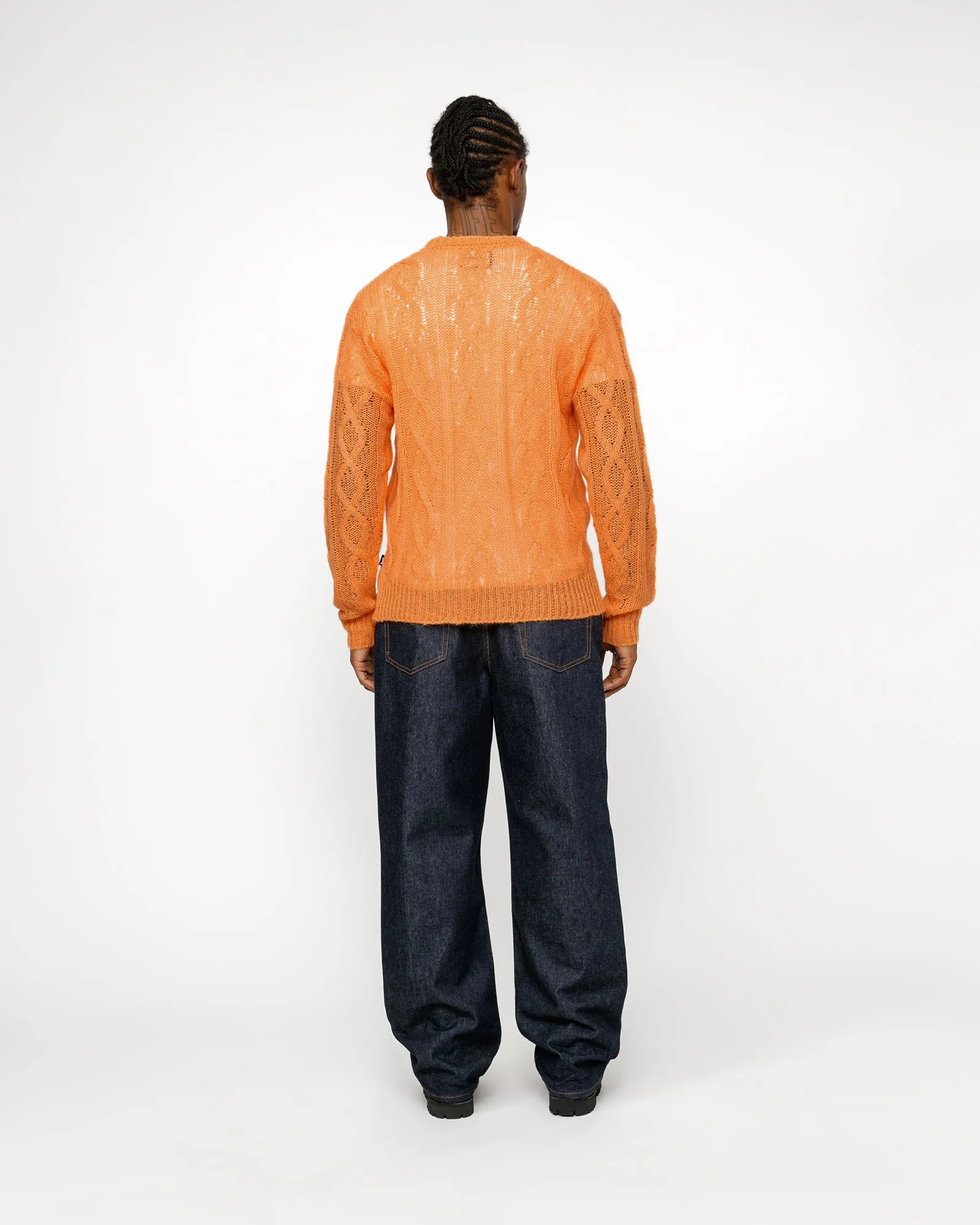CABLE LOOSE KNIT SWEATER sold by Stussy product image thumbnail 5