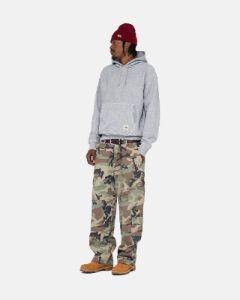 CONTRAST STITCH LABEL HOODIE sold by Stussy