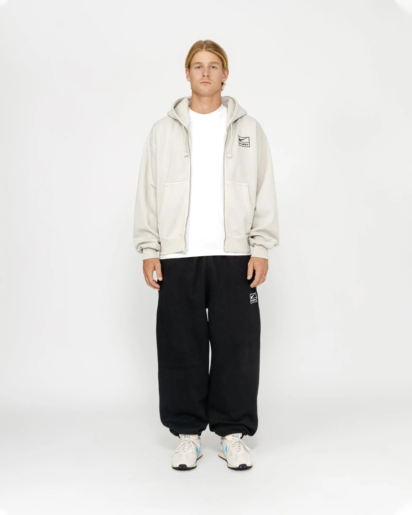 STÜSSY & NIKE PIGMENT DYED FLEECE ZIP HOODIE sold by Stussy product image thumbnail 2