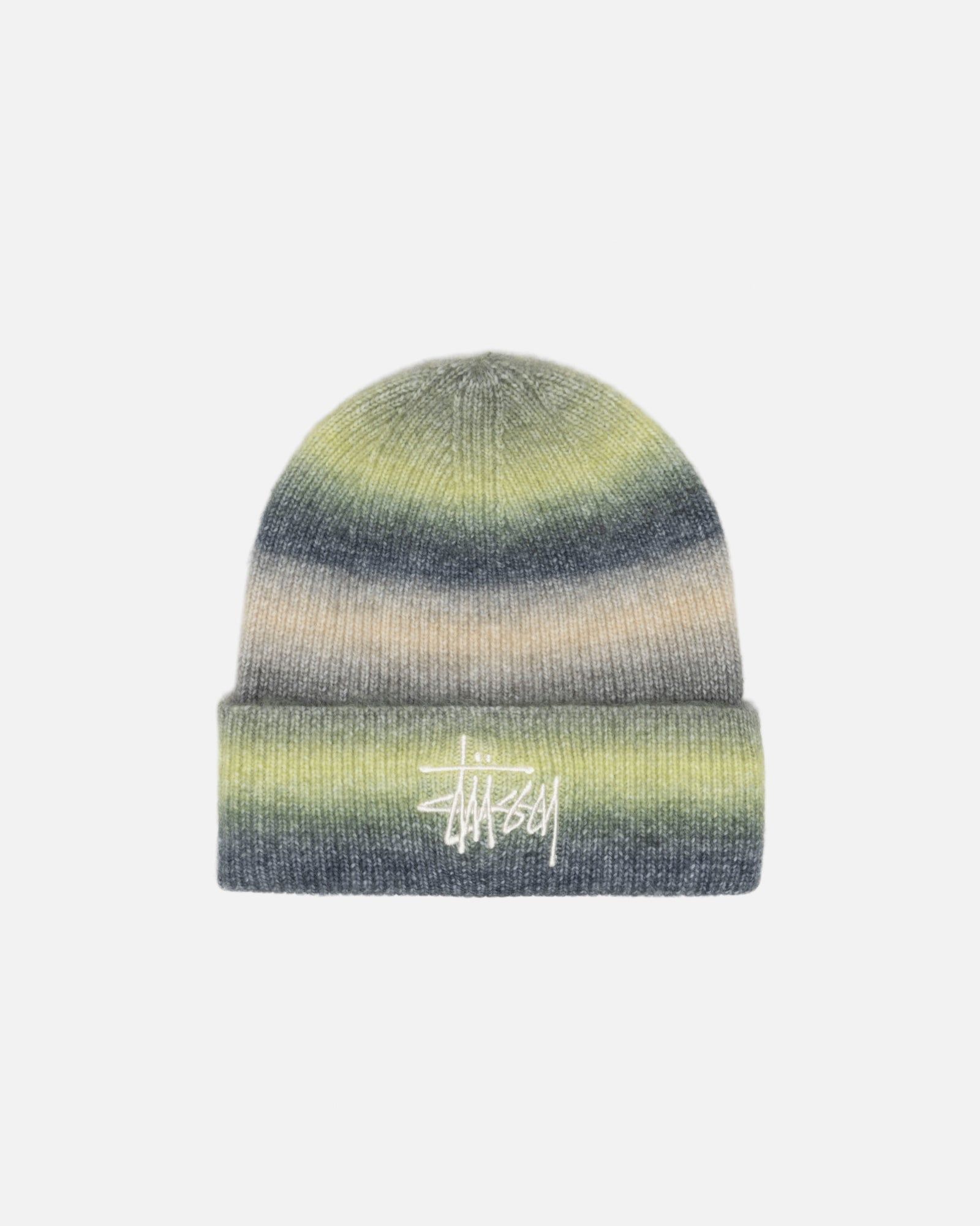 CUFF BEANIE SPRAY STRIPE sold by Stussy