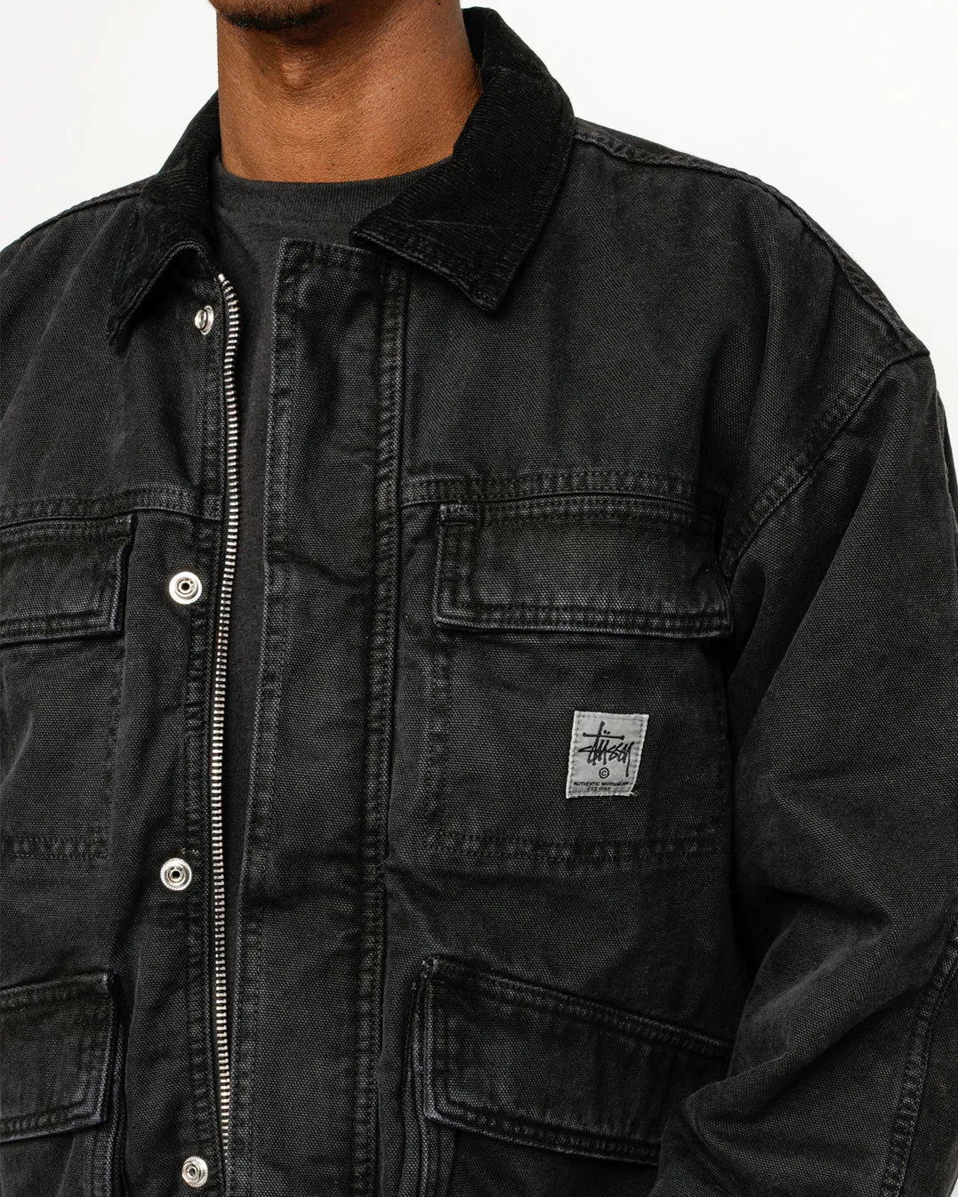SHOP JACKET WASHED CANVAS sold by Stussy product image thumbnail 5