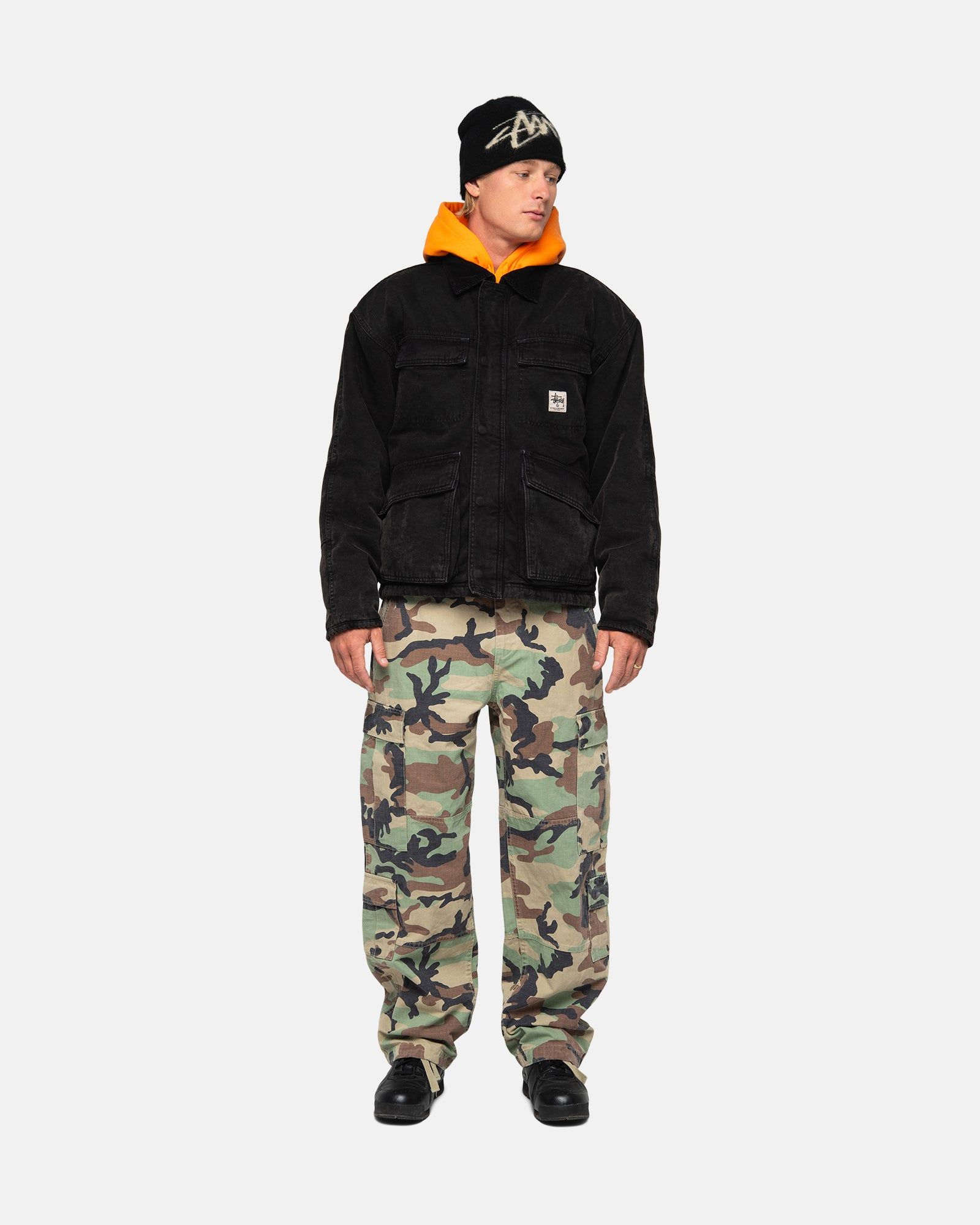 SHOP JACKET WASHED CANVAS sold by Stussy product image thumbnail 6