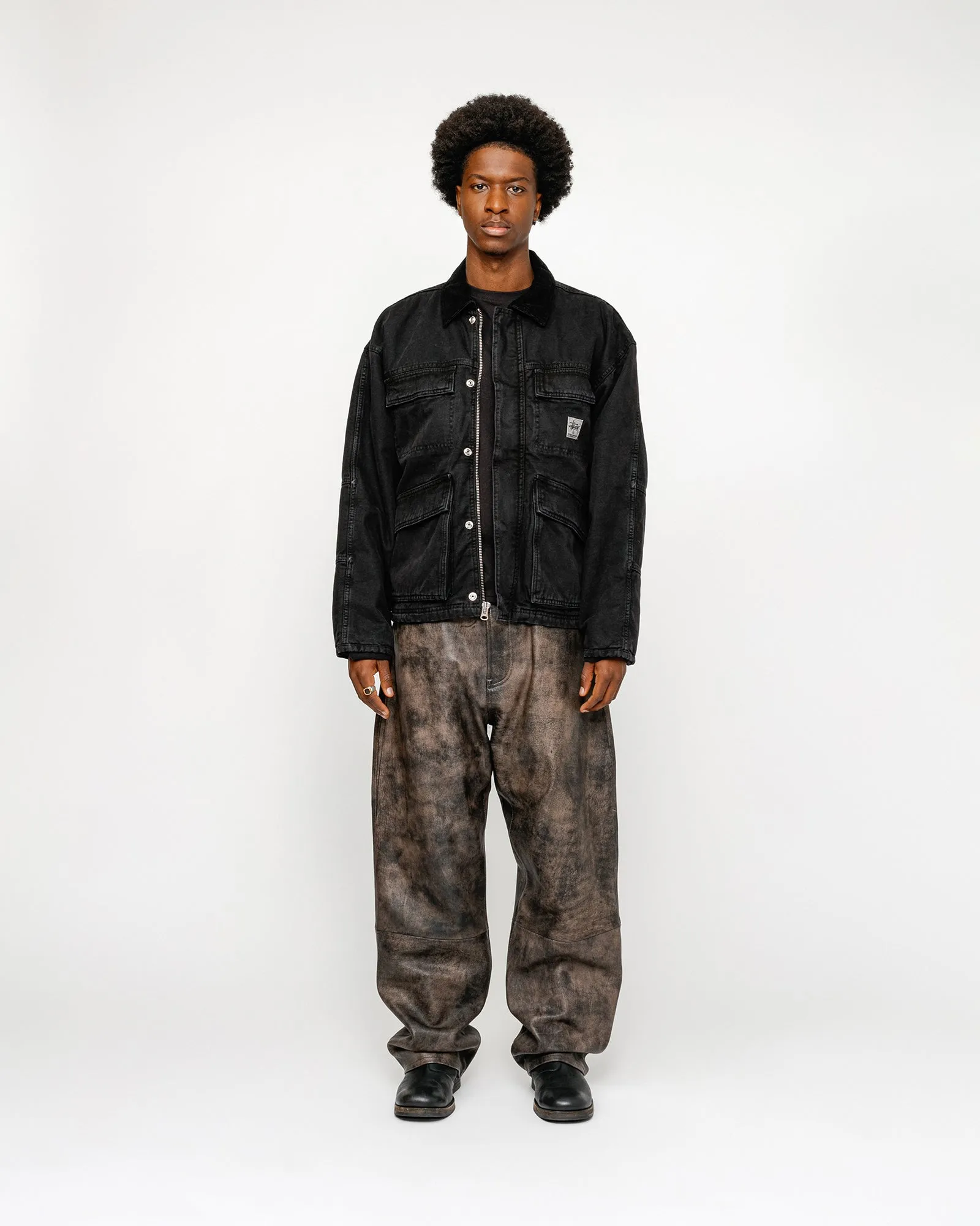 SHOP JACKET WASHED CANVAS sold by Stussy product image thumbnail 3