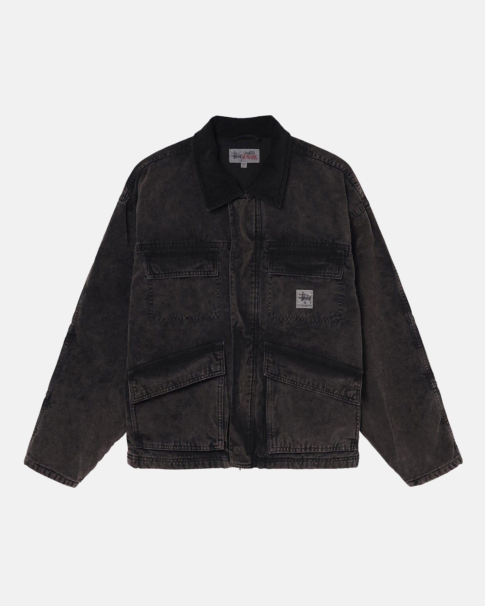 SHOP JACKET WASHED CANVAS sold by Stussy