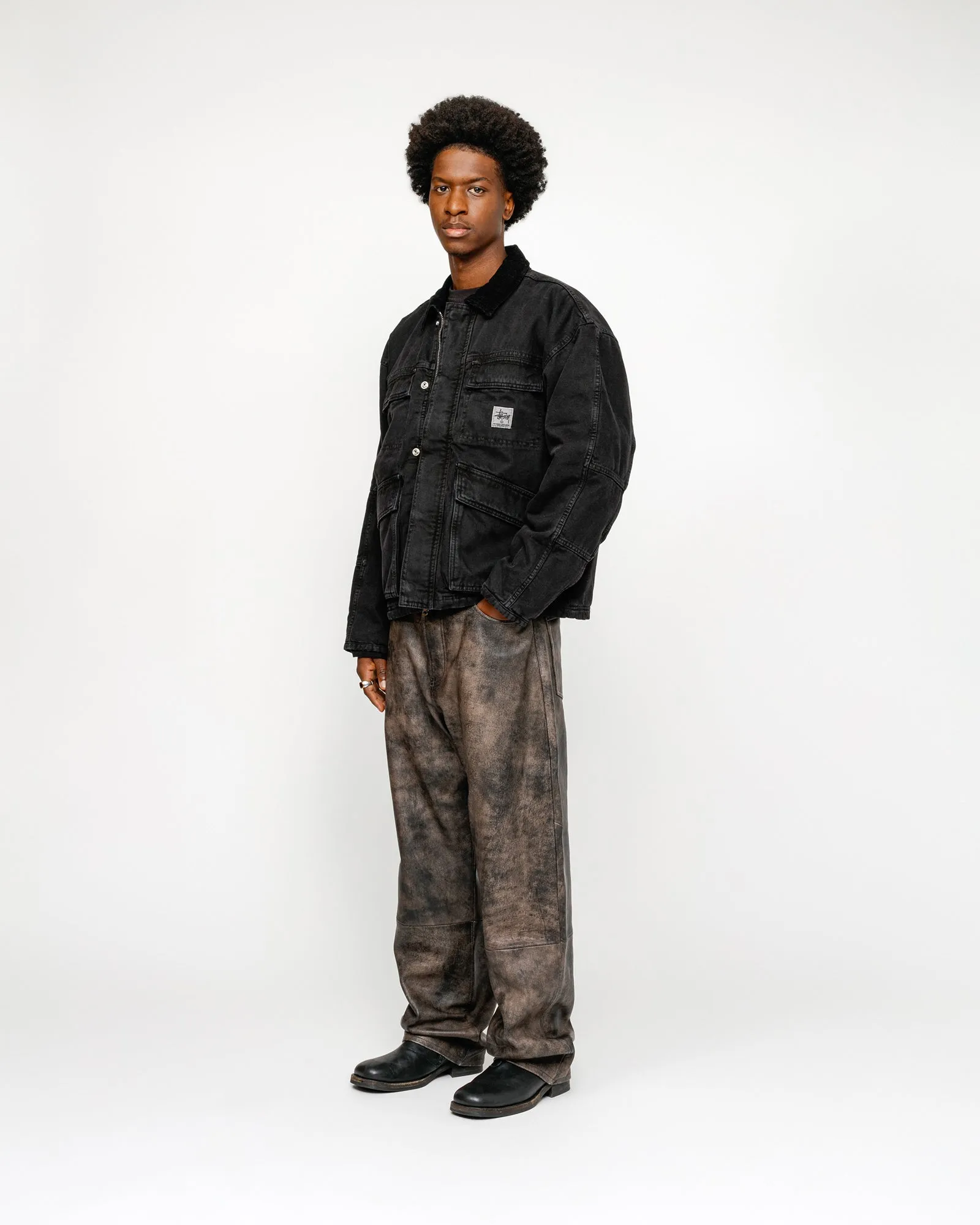 SHOP JACKET WASHED CANVAS sold by Stussy product image thumbnail 4
