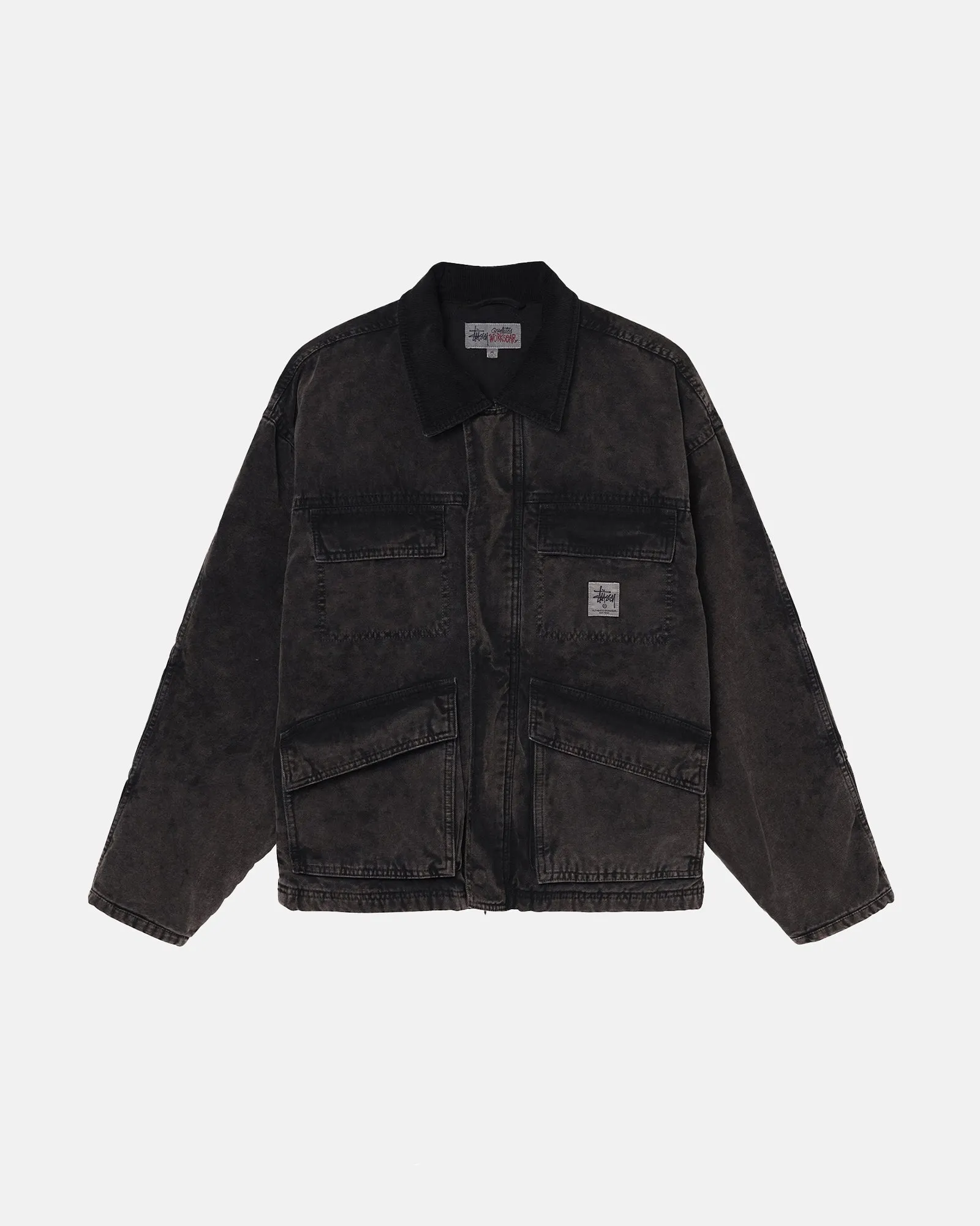 SHOP JACKET WASHED CANVAS sold by Stussy