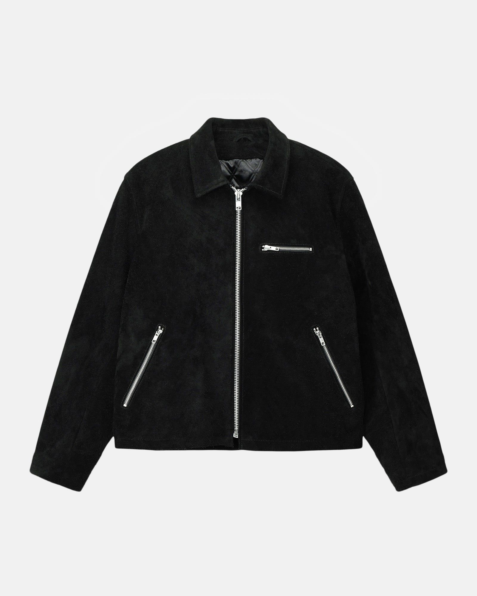 8 BALL SUEDE BING JACKET sold by Stussy