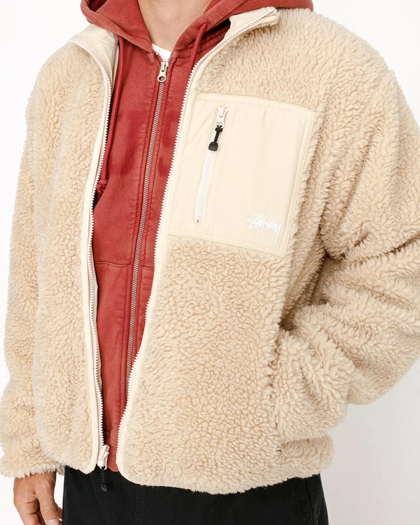 SHERPA REVERSIBLE JACKET sold by Stussy product image thumbnail 3