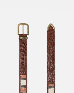 LEATHER OVERLAY BELT sold by Stussy