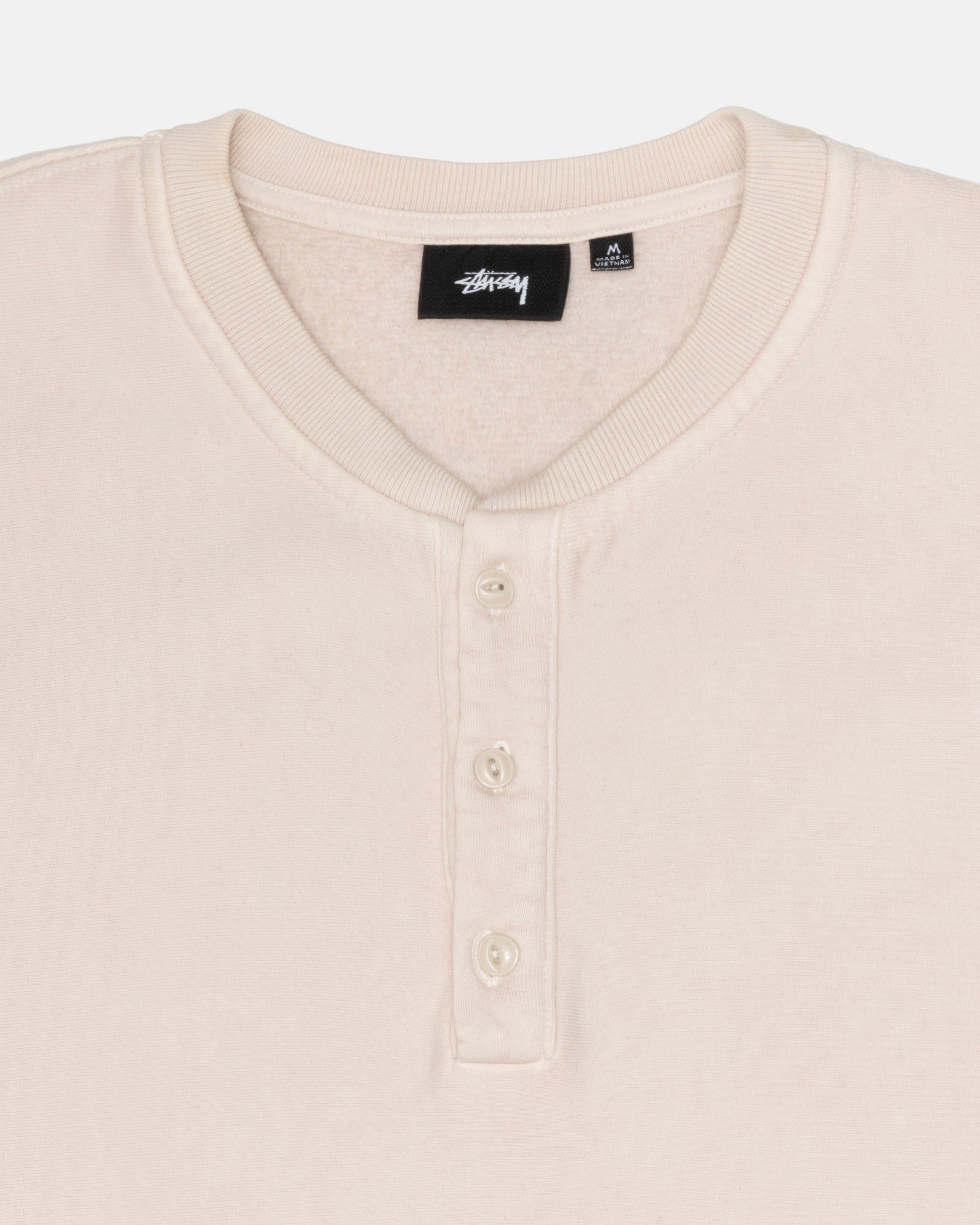 OPEN HEM HENLEY FLEECE sold by Stussy product image thumbnail 3