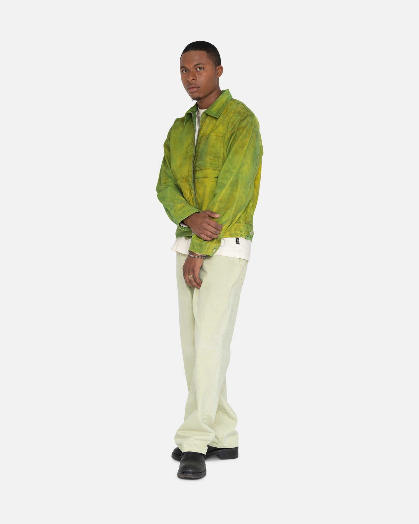 WONDERLAND HAND-DYED WORK JACKET sold by Stussy product image thumbnail 6