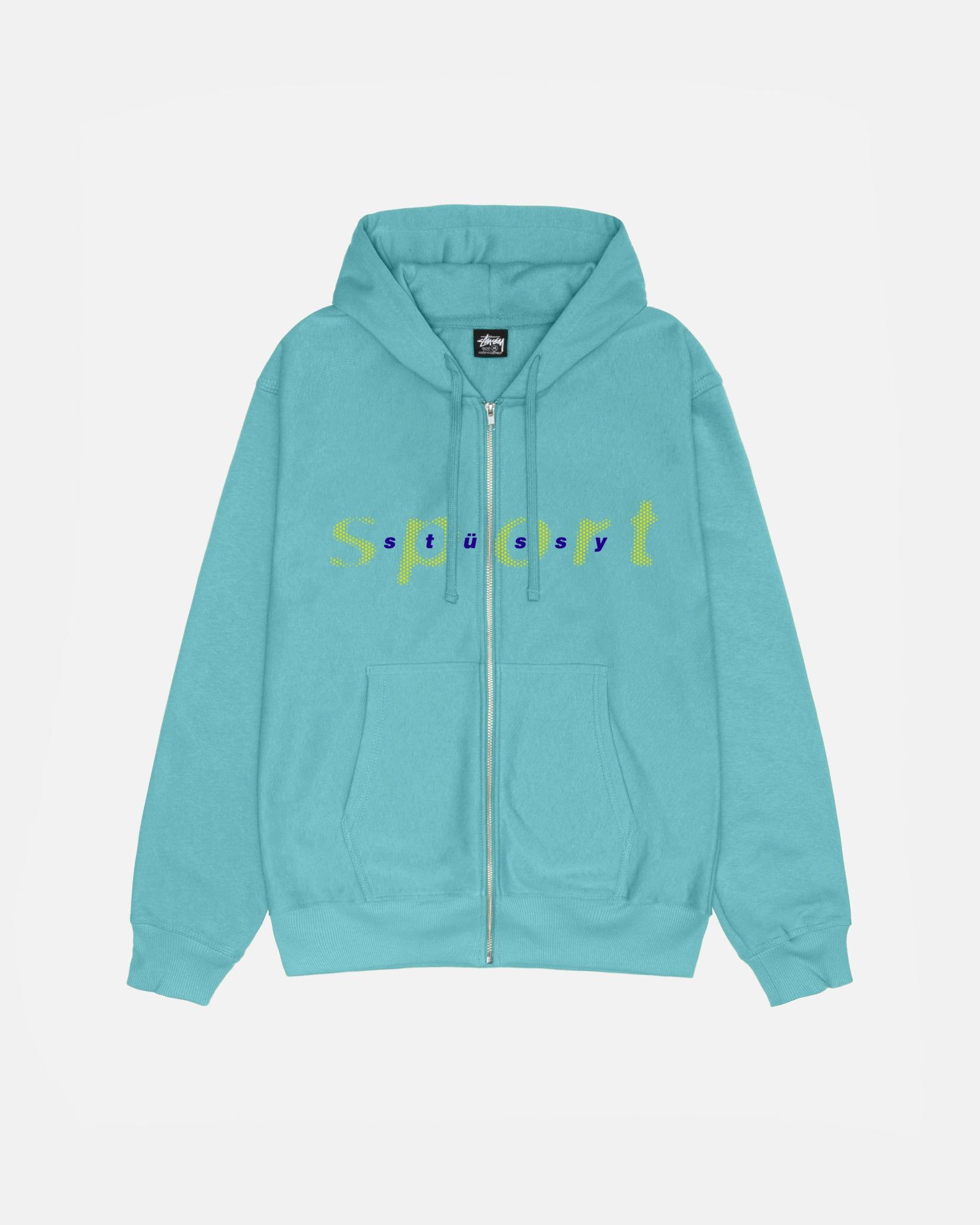 DOT SPORT ZIP HOODIE sold by Stussy