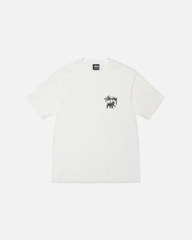 RASTA LION TEE PIGMENT DYED sold by Stussy
