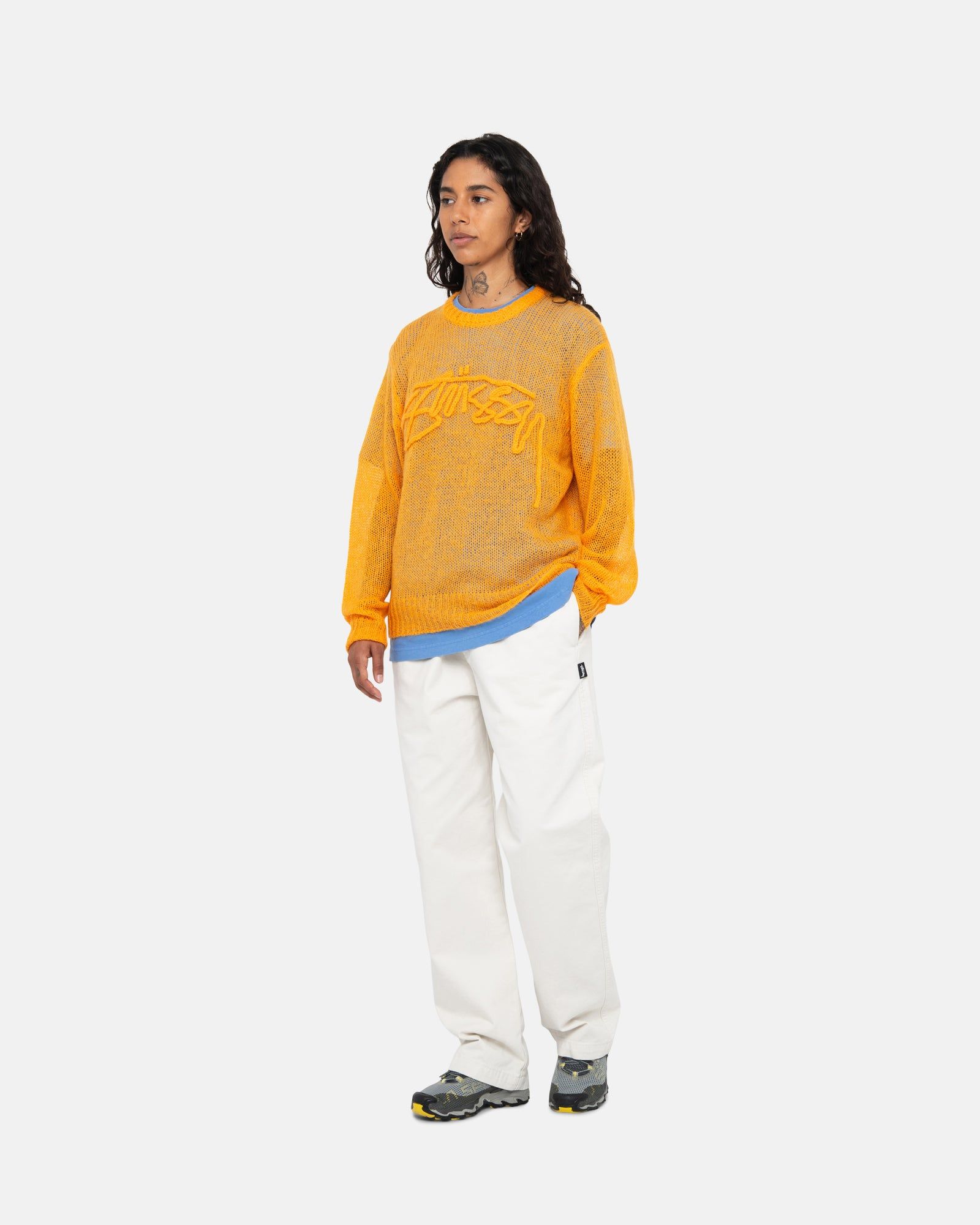 LOOSE KNIT LOGO SWEATER sold by Stussy product image thumbnail 9