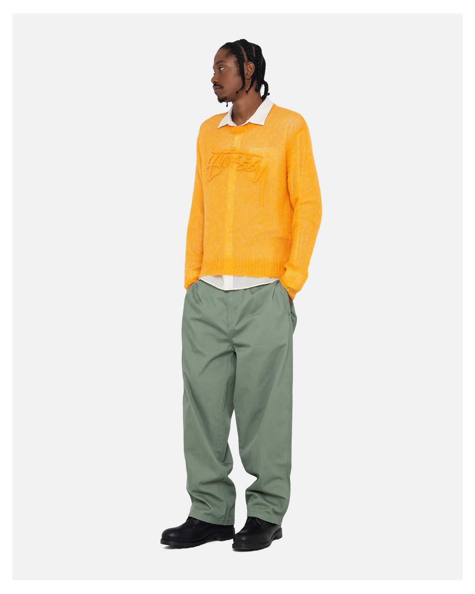 LOOSE KNIT LOGO SWEATER sold by Stussy product image thumbnail 6