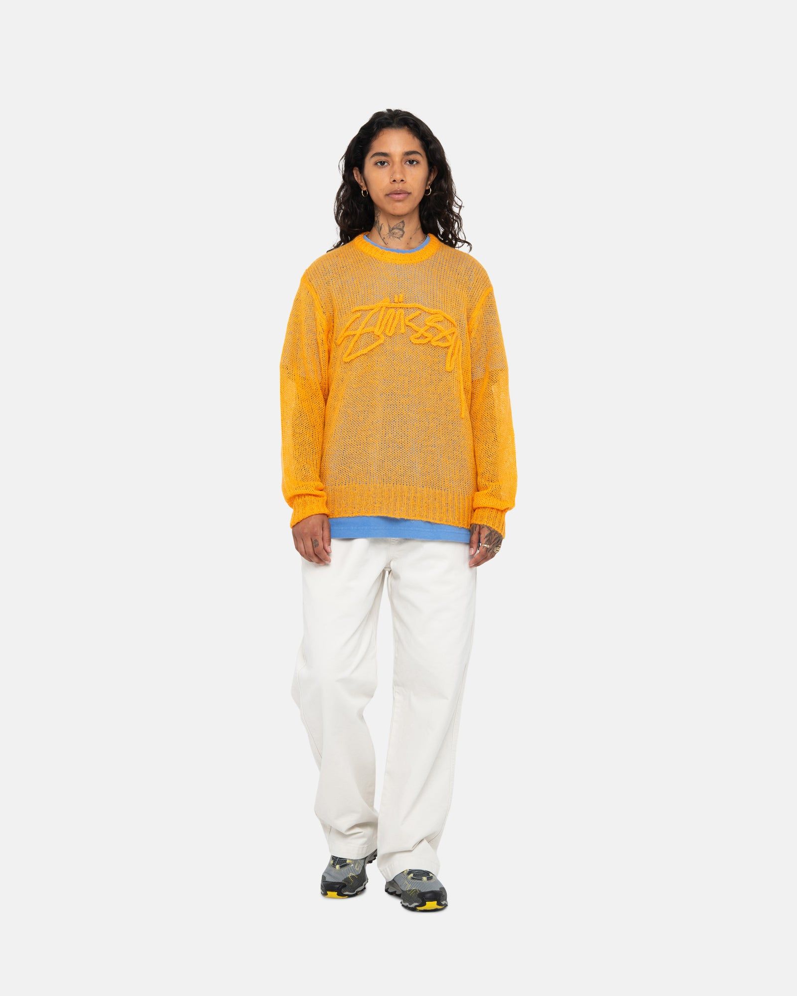 LOOSE KNIT LOGO SWEATER sold by Stussy product image thumbnail 8