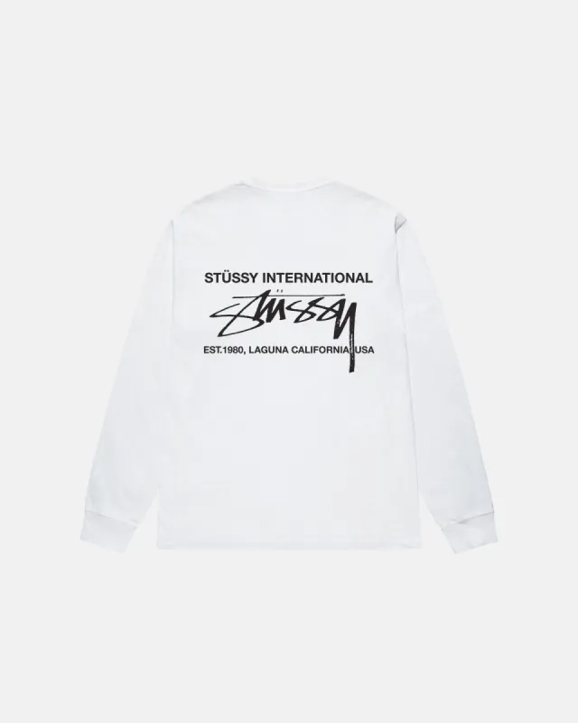 SMOOTH INTERNATIONAL LS TEE sold by Stussy