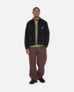 WASHED CANVAS ZIP SHIRT sold by Stussy