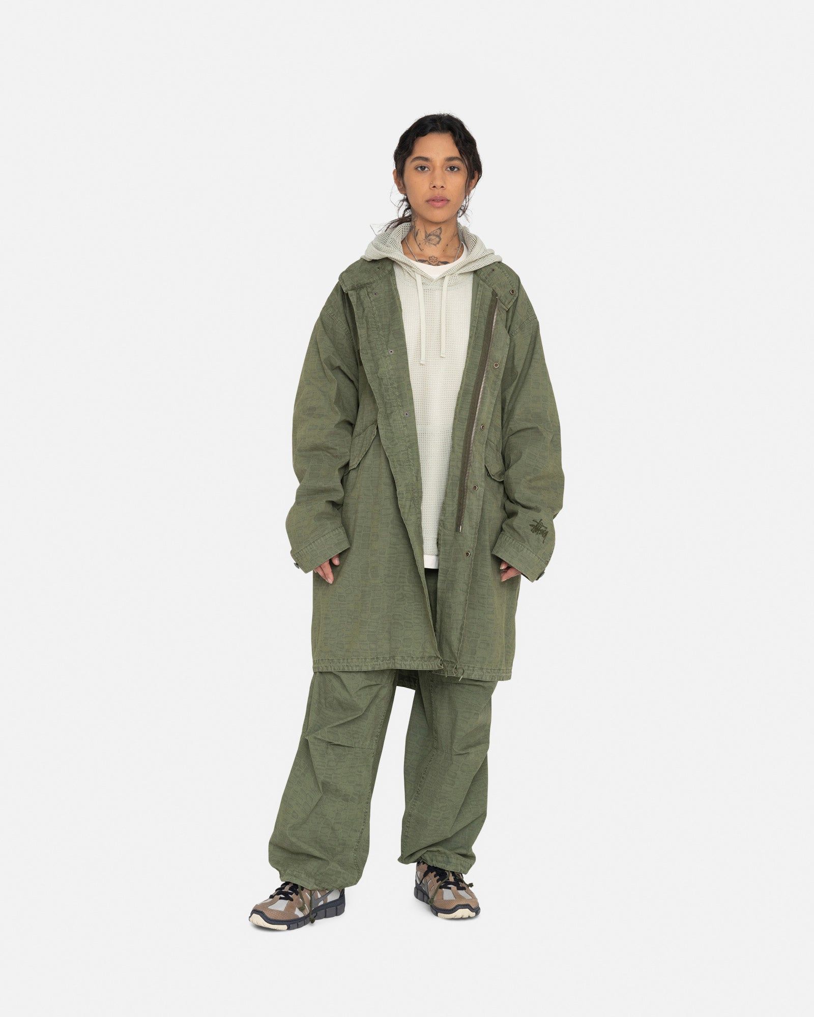 NYCO PRINTED FISHTAIL PARKA sold by Stussy product image thumbnail 10