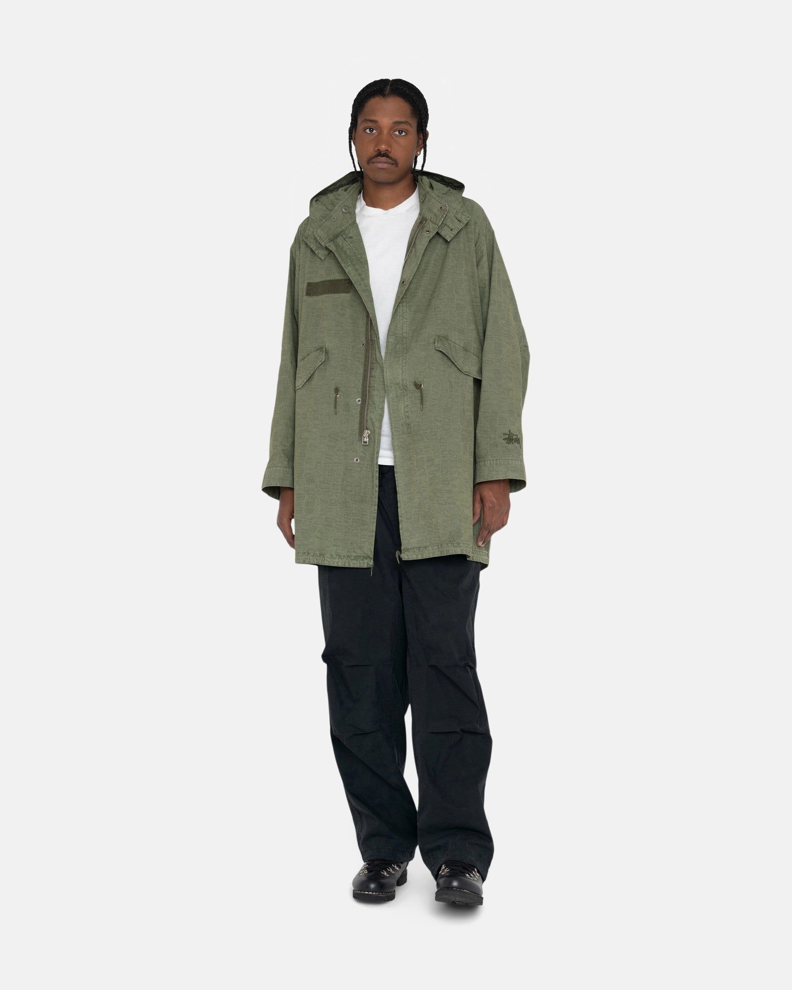 NYCO PRINTED FISHTAIL PARKA sold by Stussy product image thumbnail 7