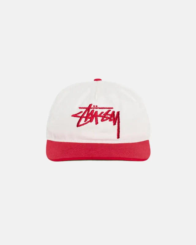 MID-DEPTH BIG STOCK SNAPBACK sold by Stussy
