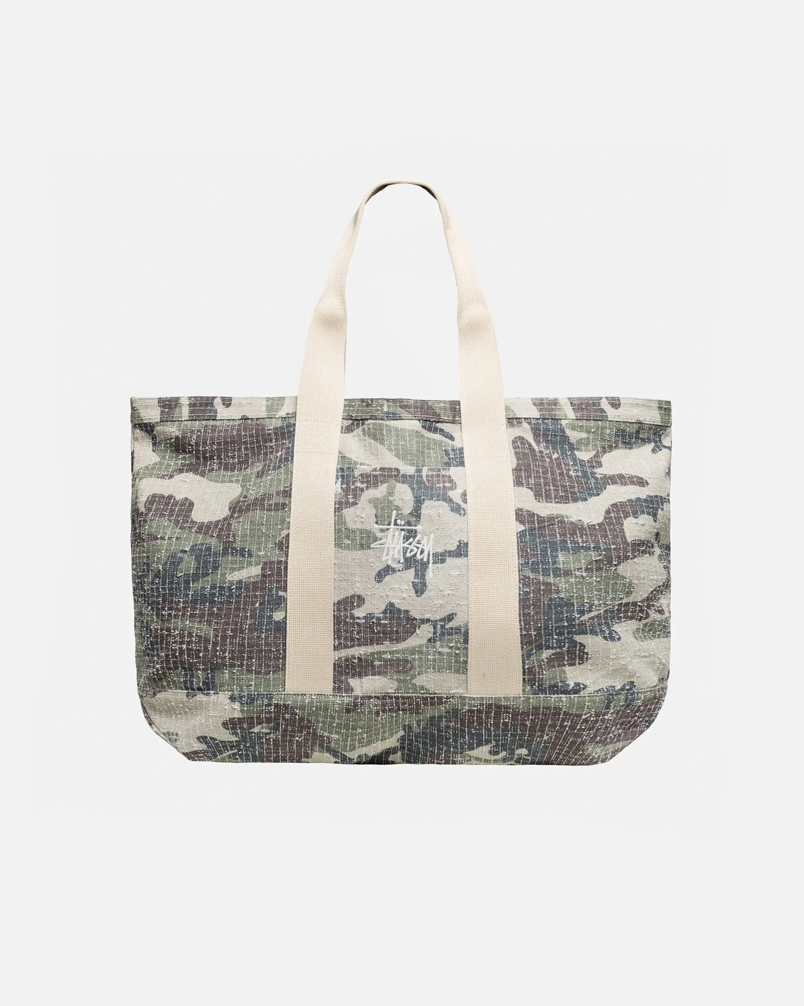 NEEDLE PUNCH XL TOTE BAG sold by Stussy