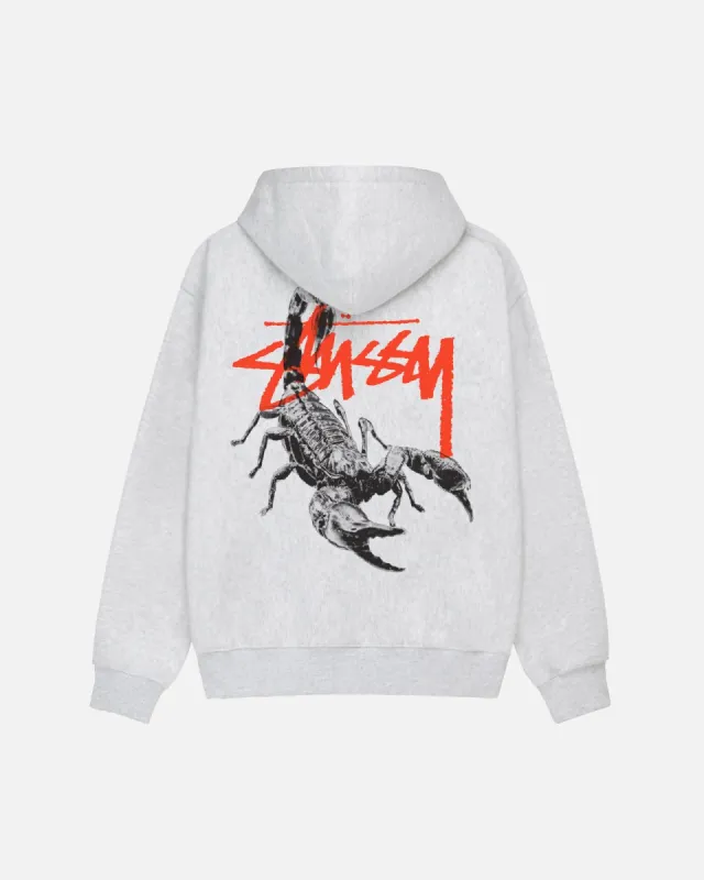 SCORPION ZIP HOODIE made by Stussy