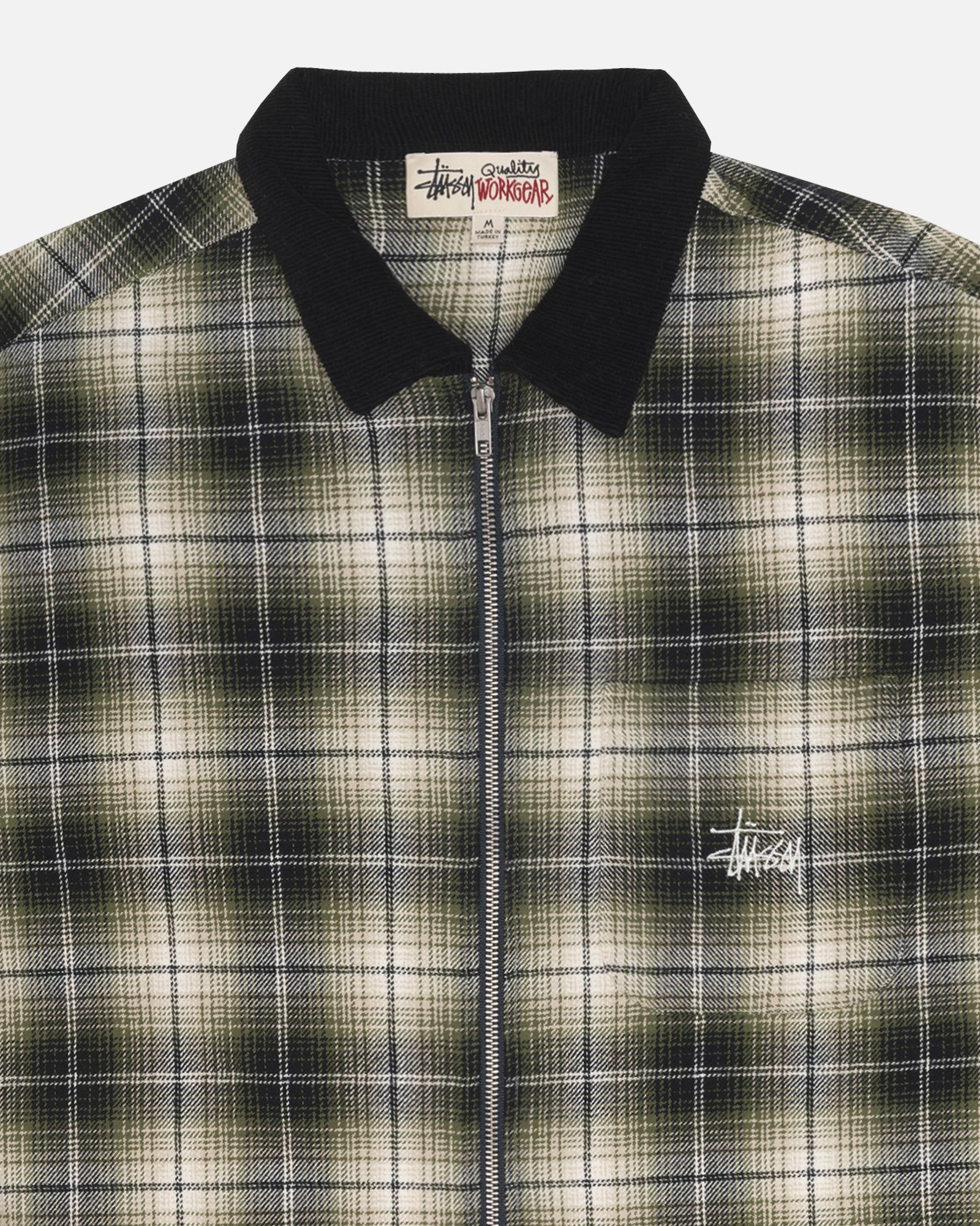 FRANK PLAID ZIP SHIRT sold by Stussy product image thumbnail 3