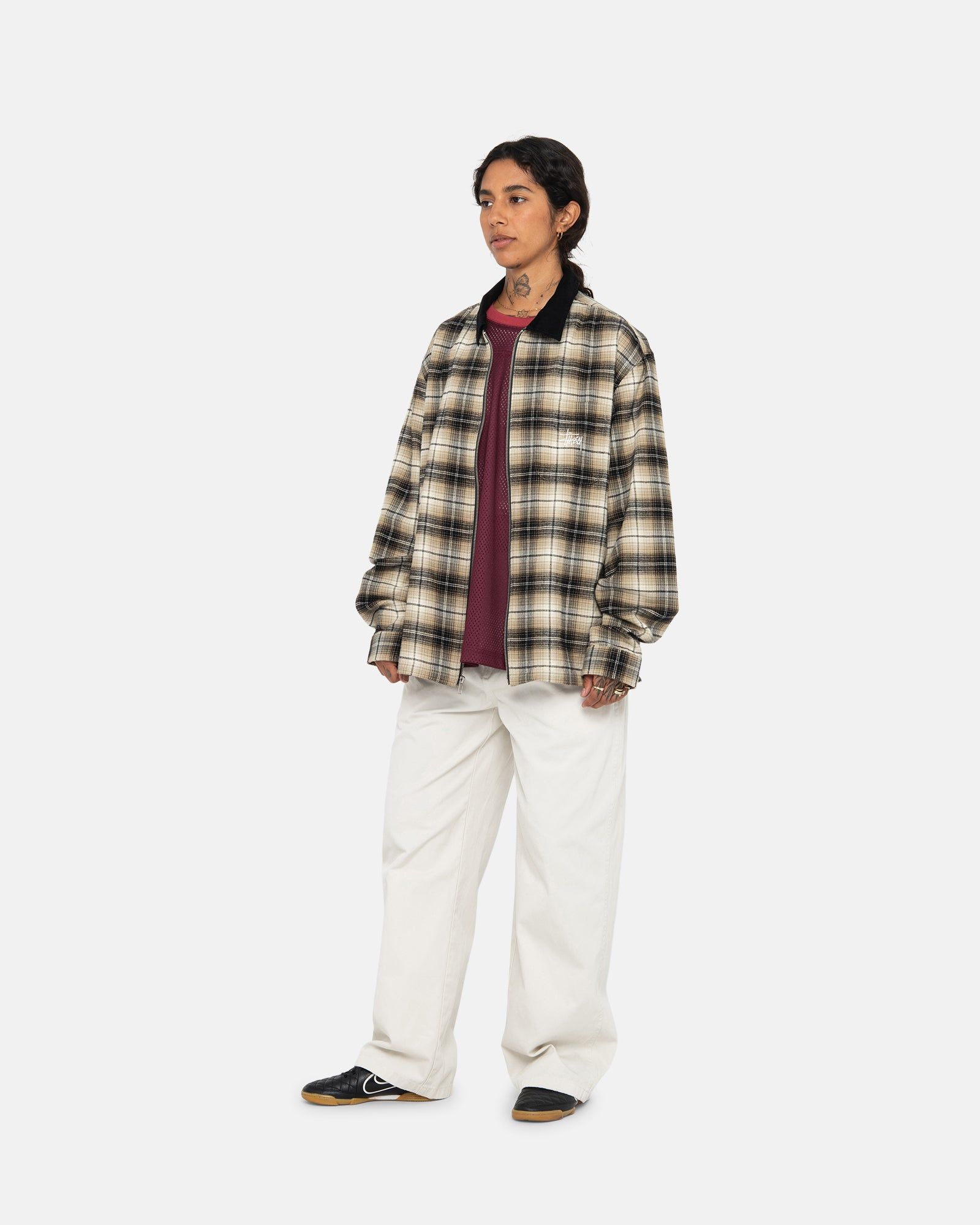 FRANK PLAID ZIP SHIRT sold by Stussy product image thumbnail 9