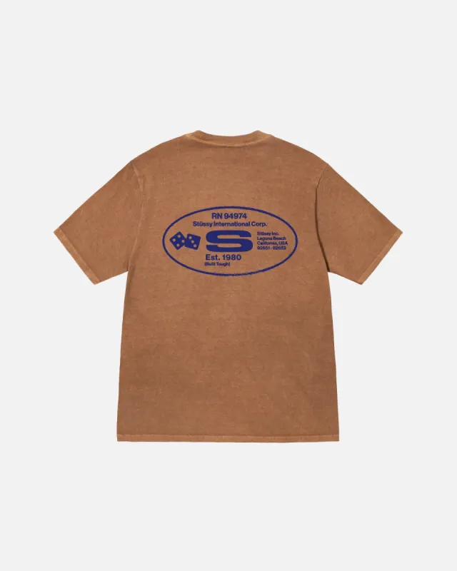 OVAL CORP. TEE PIGMENT DYED made by Stussy