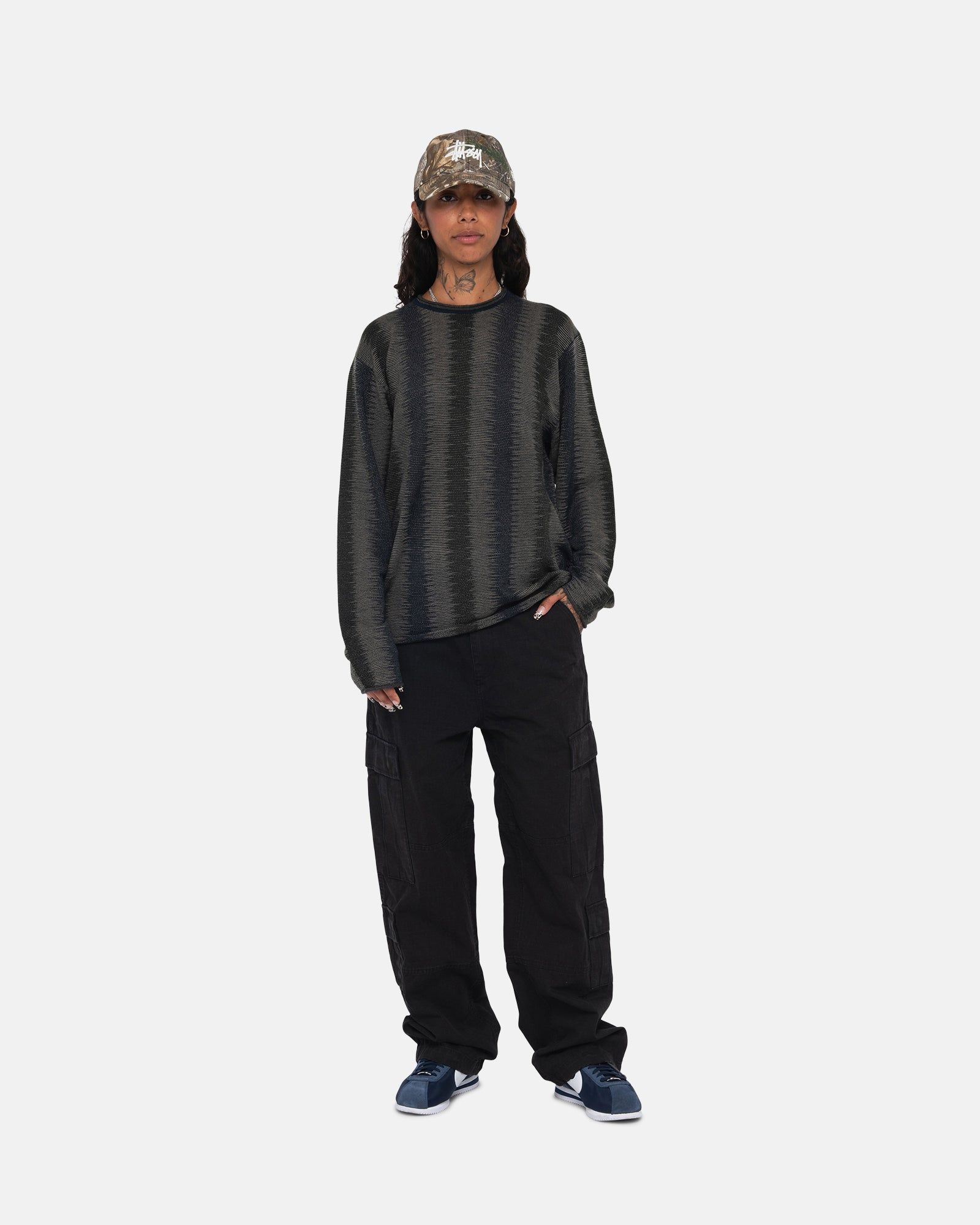 SHADOW STRIPE SWEATER sold by Stussy product image thumbnail 8