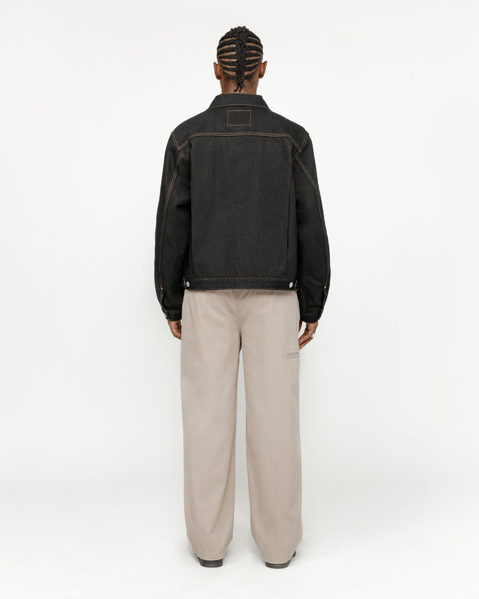 Stussy x levi’s crispy rinse Jacket-M Stüssy & Levi's® Crispy Rinse Trucker Jacket - Black