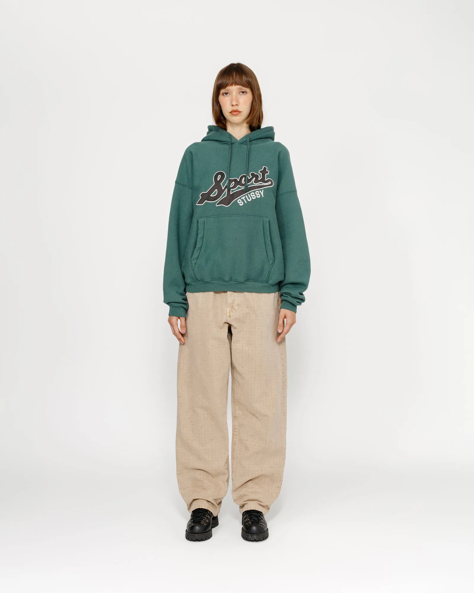 SATIN PATCH OVERSIZED HOODIE sold by Stussy product image thumbnail 5