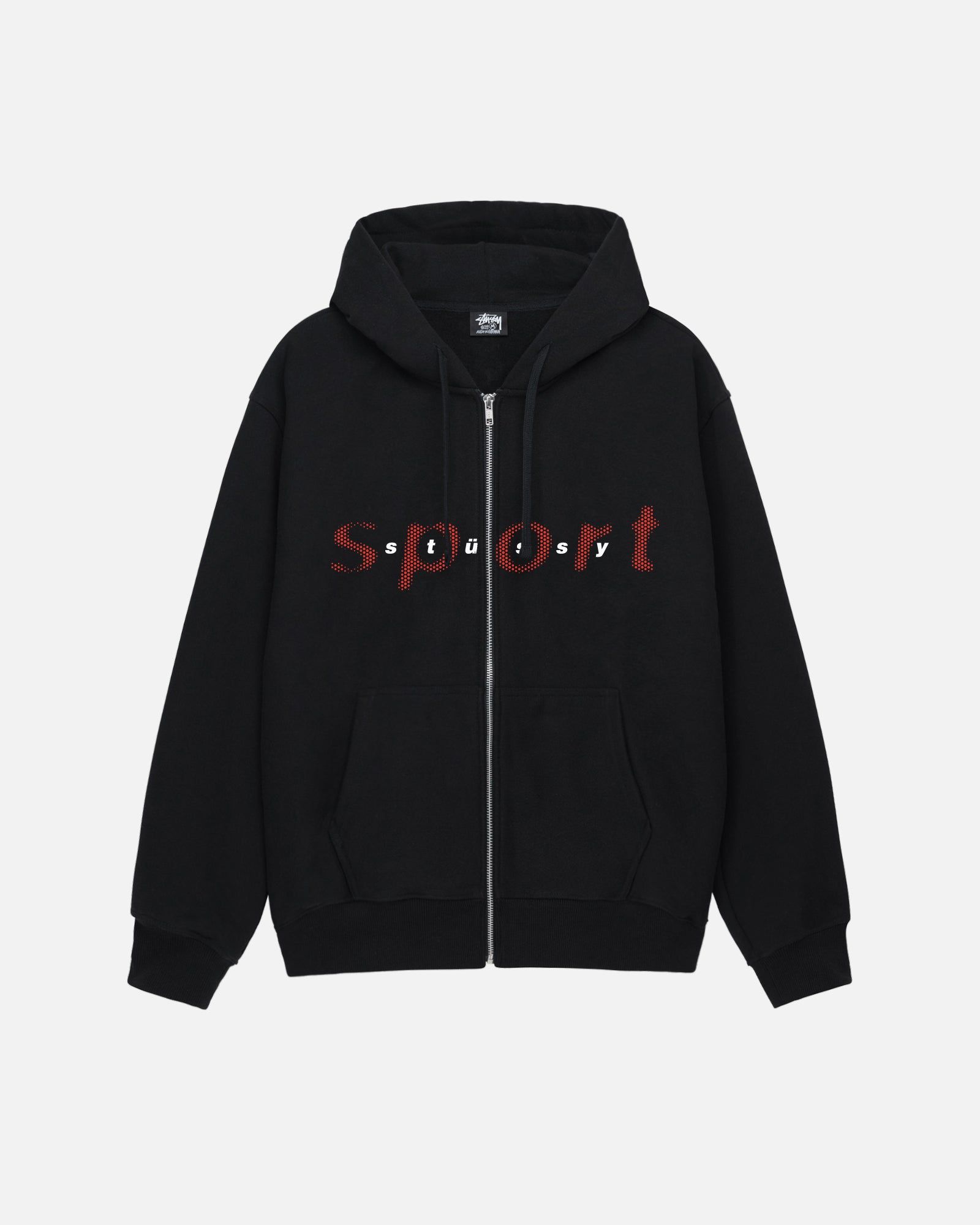 DOT SPORT ZIP HOODIE sold by Stussy