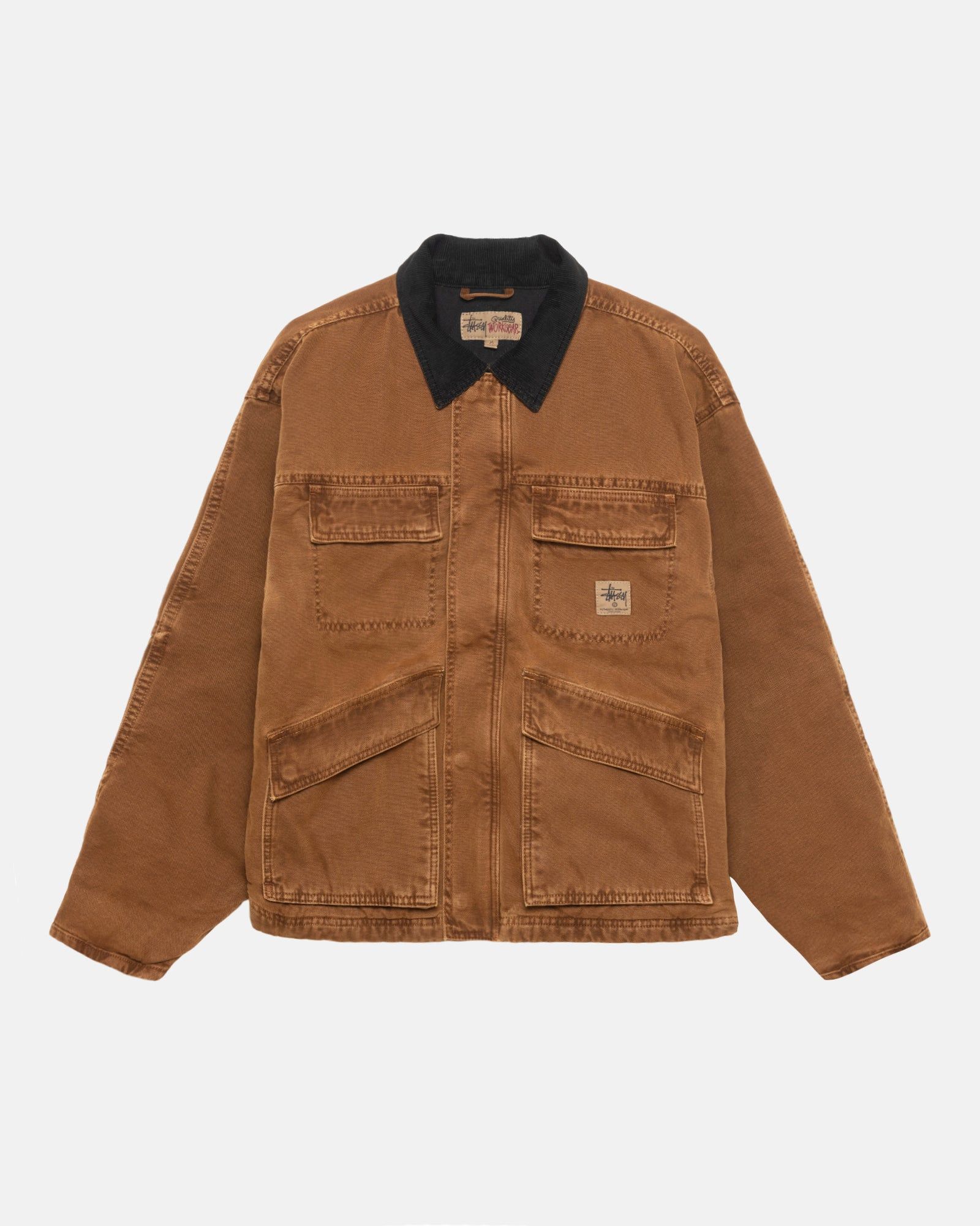 SHOP JACKET WASHED CANVAS sold by Stussy