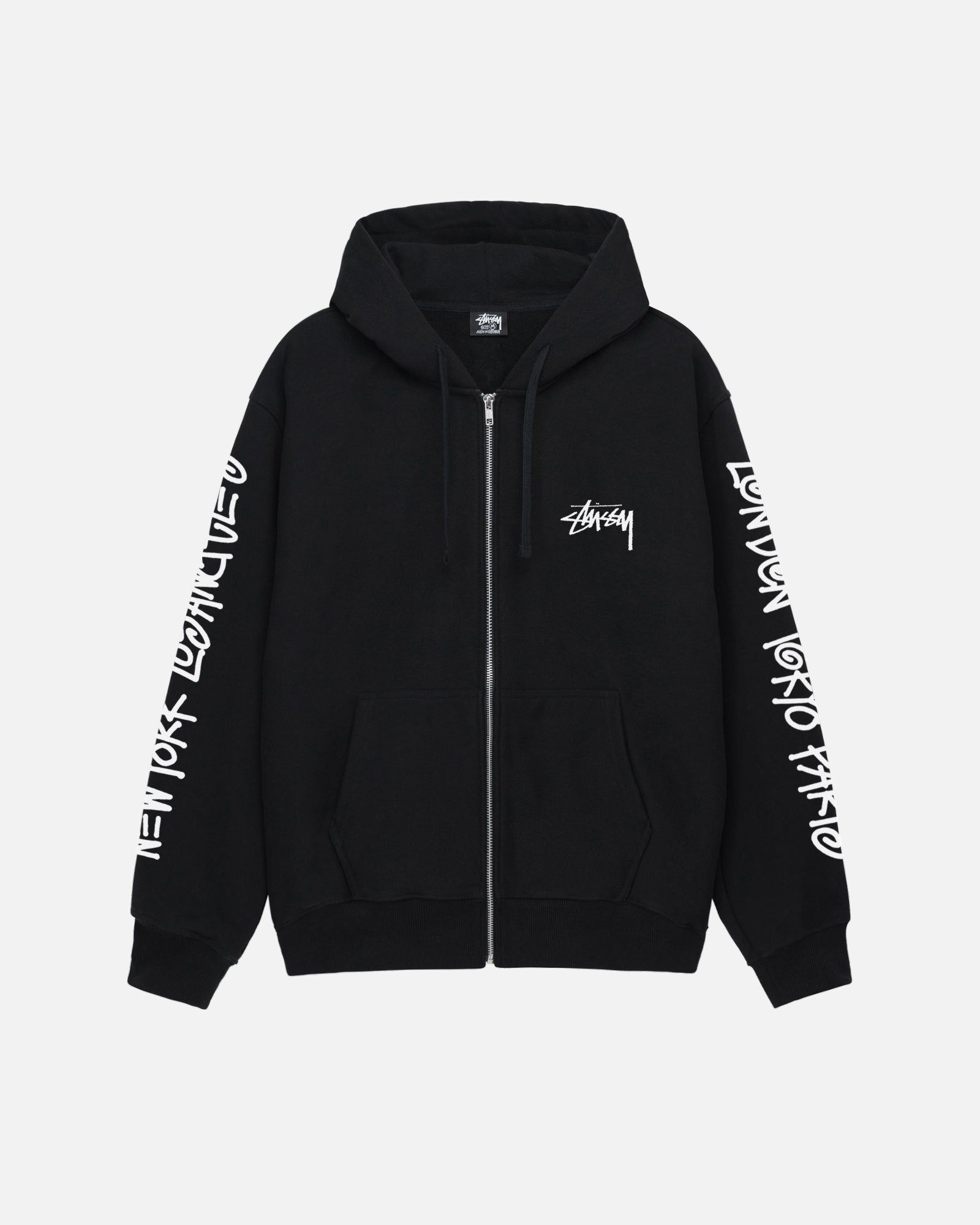 BIG CITIES ZIP HOODIE sold by Stussy