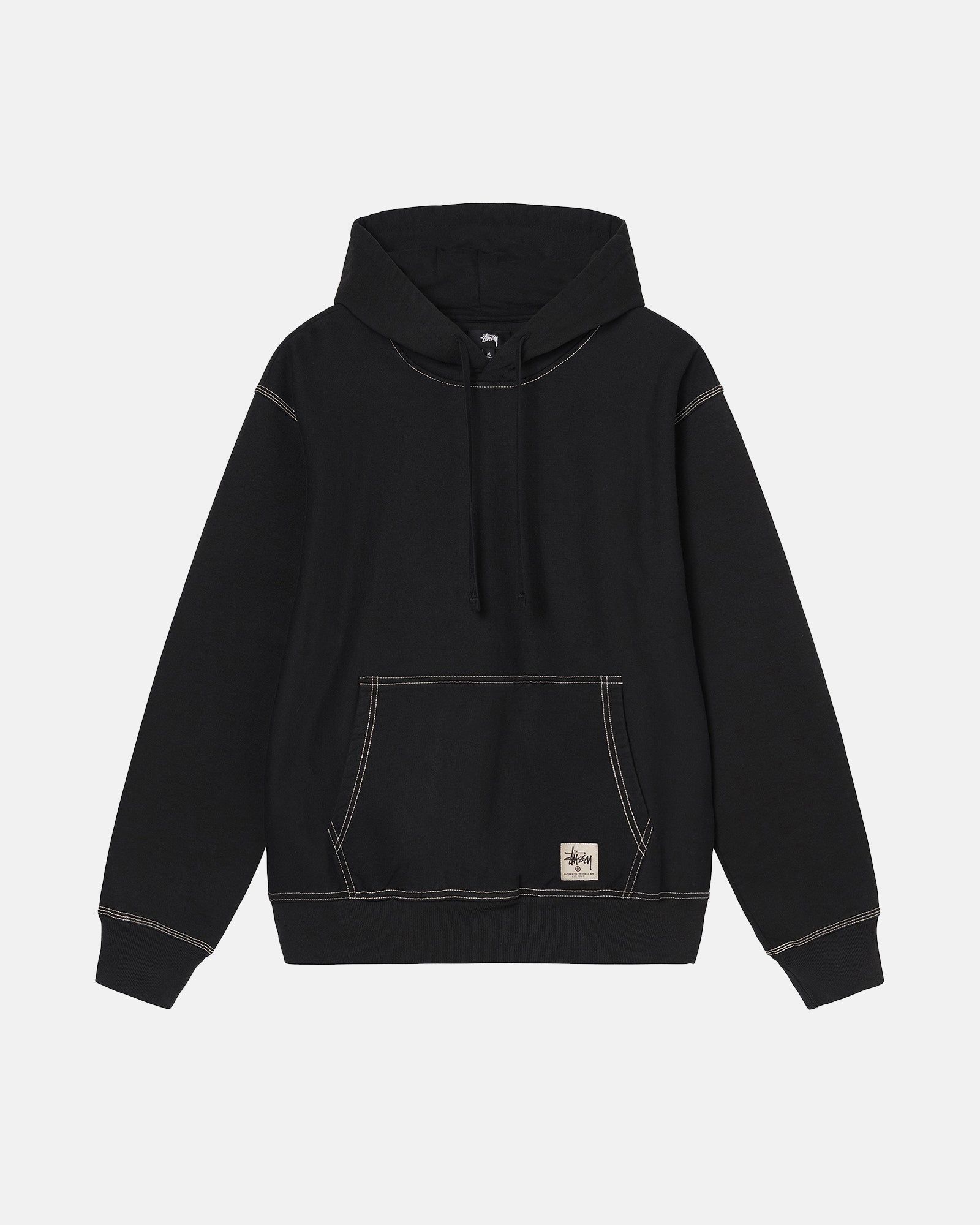 CONTRAST STITCH LABEL HOODIE sold by Stussy