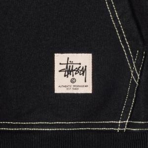 CONTRAST STITCH LABEL HOODIE sold by Stussy